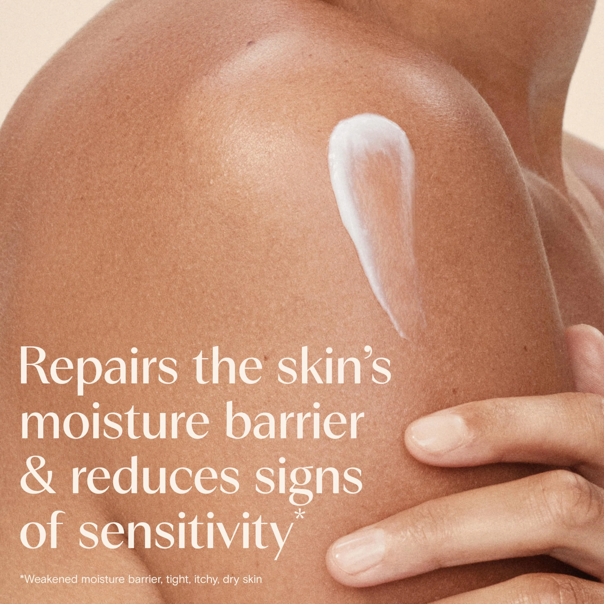 Aveeno Skin Relief Moisturizing Lotion Heals Very Dry, Sensitive Skin, Fast-Absorbing Body Lotion with Soothing Triple Oat & Shea Butter Formula, Fragrance Free, Non-Comedogenic, 18 fl. oz - Image 6