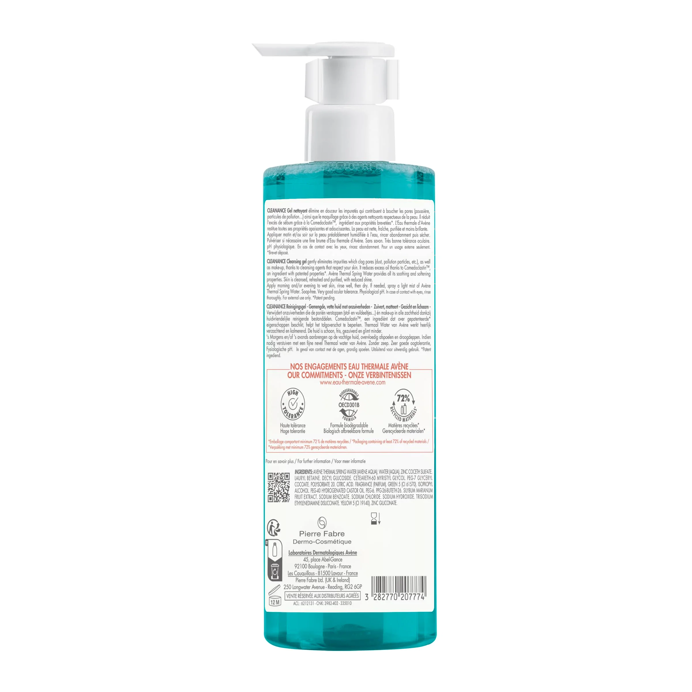 Avène Cleanance Cleansing Gel Soap Free Cleanser for Acne Prone, Oily, Face & Body, 13.5 Oz - Image 3