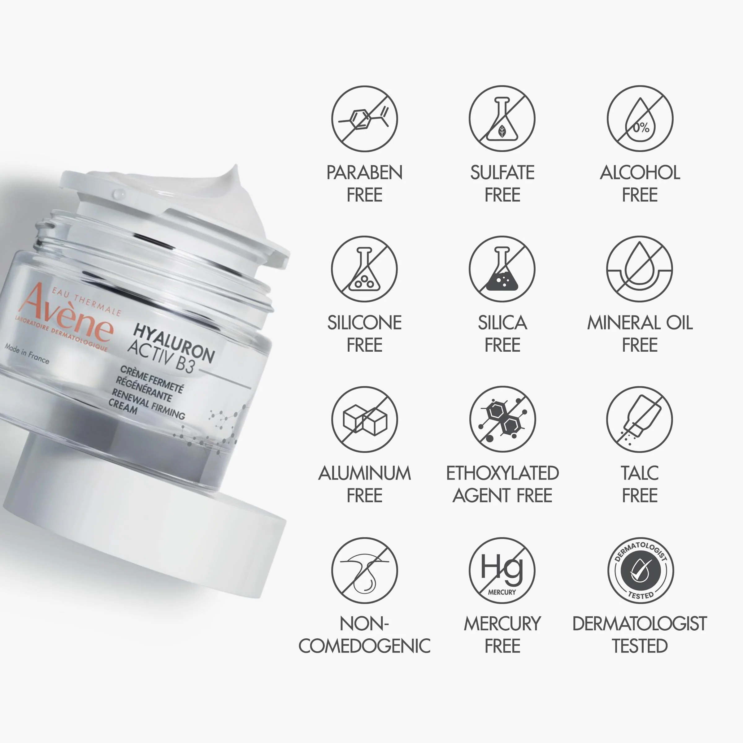 Avène Hyaluron Activ B3 Renewal Firming Cream 1.6 Fl Oz - Image 3