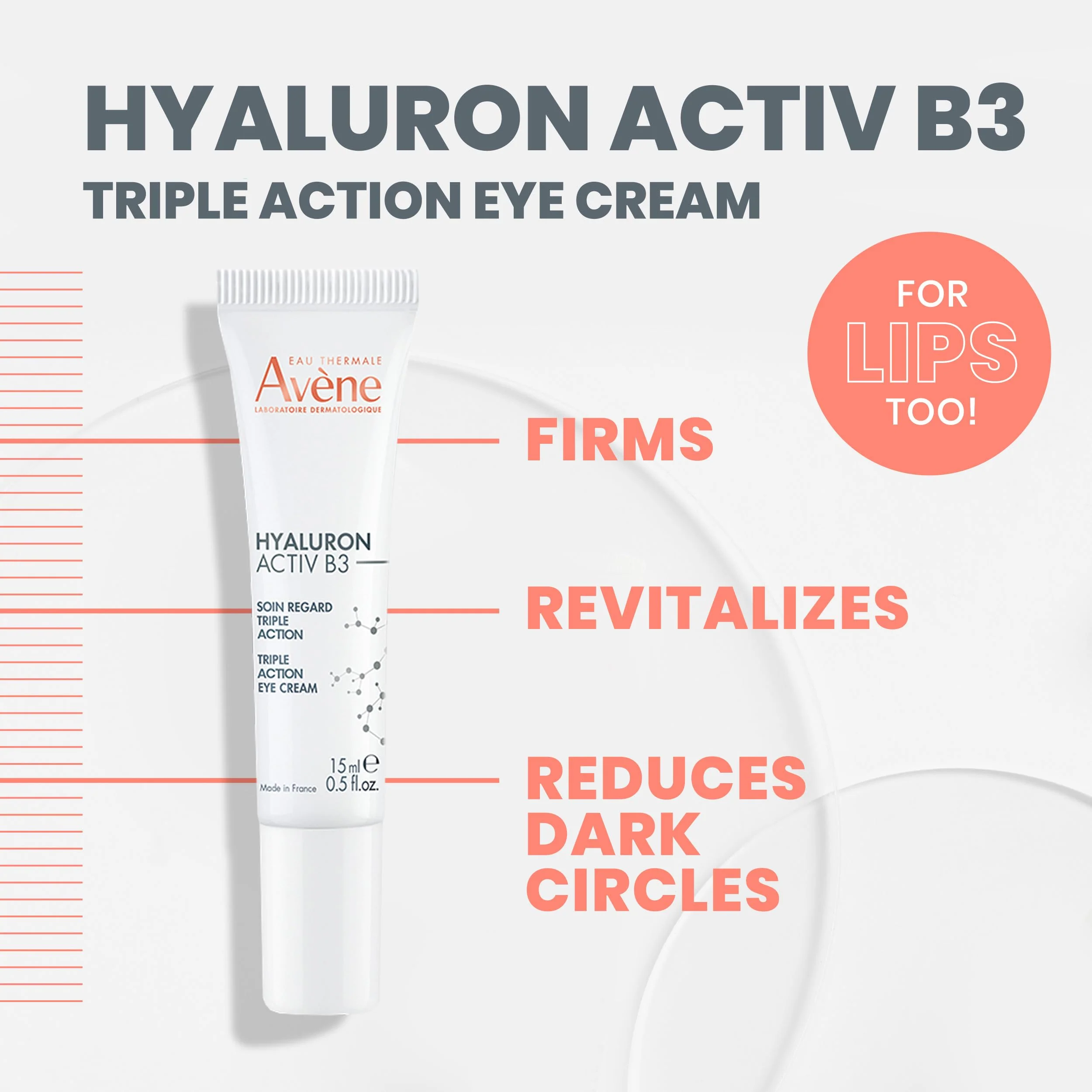 Avène Hyaluron Activ B3 Triple Correction Eye Cream, 0.5 Fl Oz - Image 6