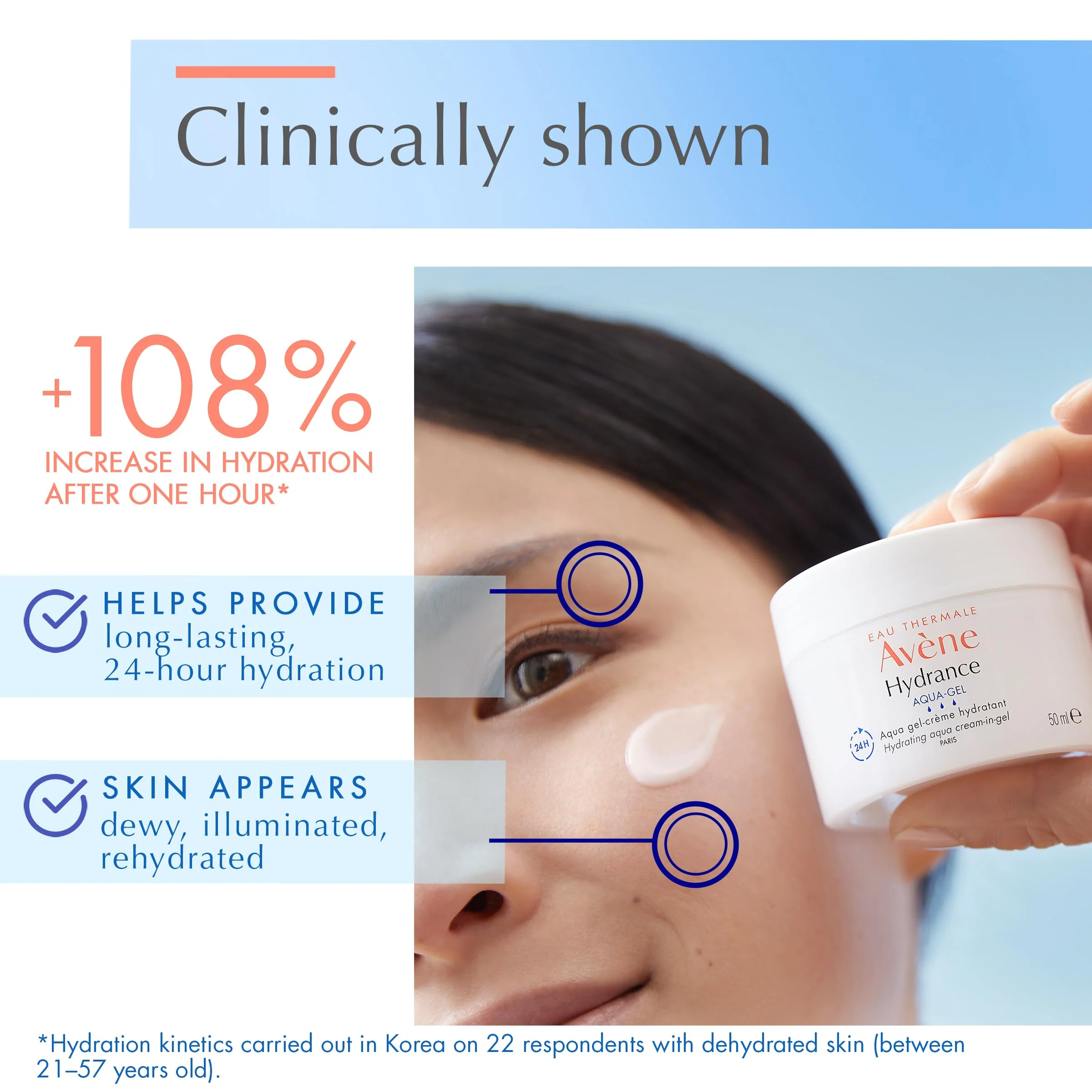Avène Hydrance Hydrating Aqua Cream-in-Gel, Antioxidant Protection - Image 3