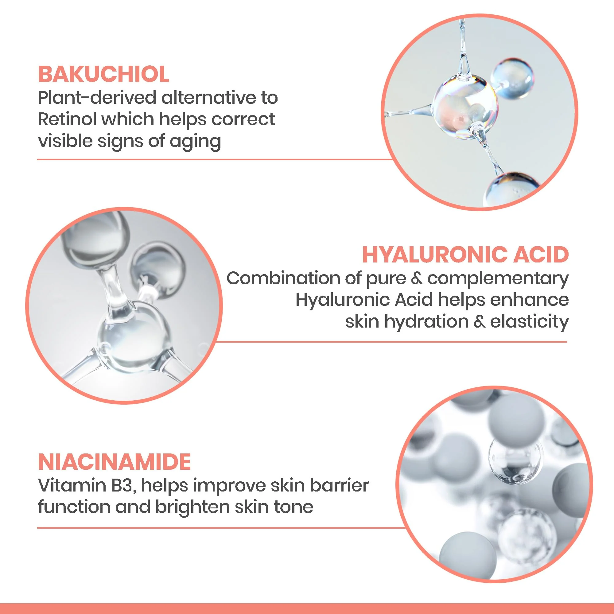 Avène RetrinAL Advanced Correcting Serum with Hyaluronic Acid & Niacinamide & Bakuchiol that firms, plumps & renews skin, Visibly minimize the appearance of fine lines & wrinkles, 1 Fl Oz - Image 5