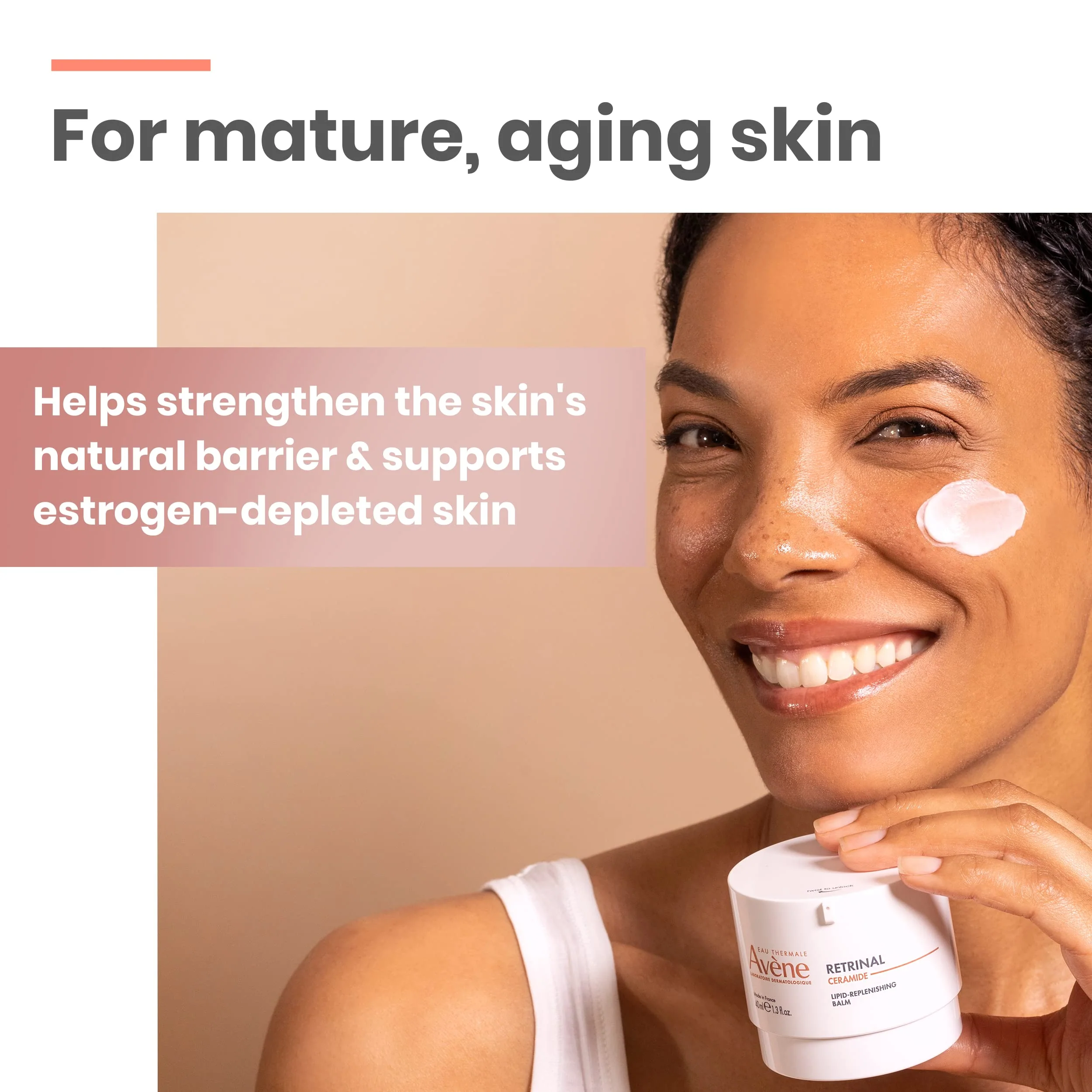 Avène RetrinAL Ceramide Lipid-Replenishing Balm - Bakuchiol, Niacinamide, Ceramide Complex - Nourishes Skin & Helps Reduce Visible Wrinkles - 1.3 Fl Oz - Image 5
