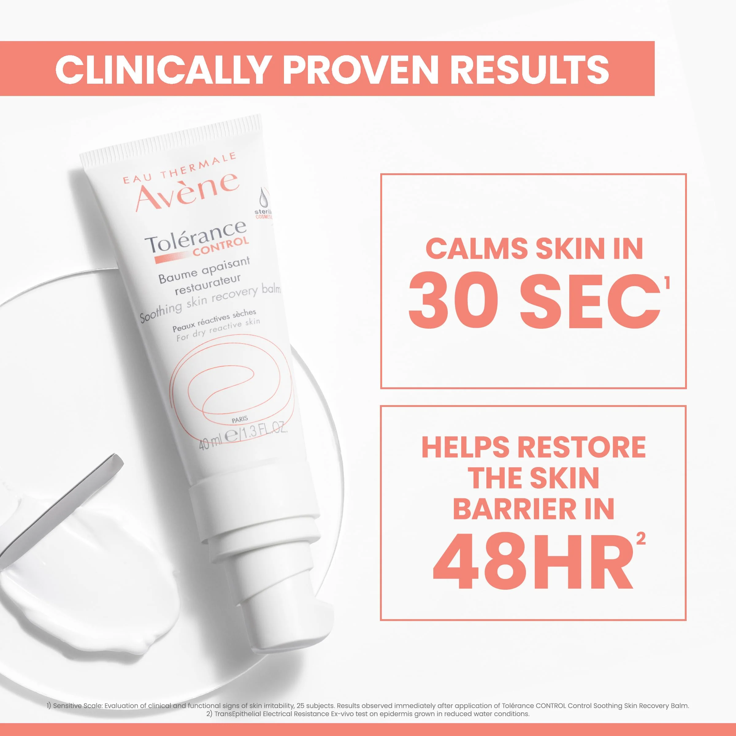 Avène Tolerance Control Soothing Skin Recovery Balm (previously Skin Recovery Cream Rich) New & Improved, Hypersensitive Dry Skin Moisturizer, No Preservative, Non-comedogenic, 1.3 Fl Oz - Image 9