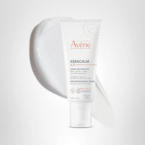 Avène XeraCalm A.D Lipid-Replenishing Cream, Atopic Dermatitis, Eczema-Prone Skin, For Dry, Itchy Skin, Restore Skin barrier, For Infants, Children & Adults, No Preservative, Fragrance-Free 6.7 Oz. - Image 2