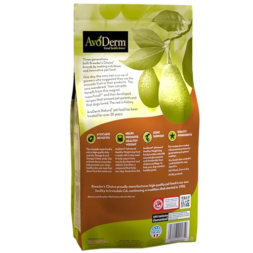 AvoDerm Natural Advanced Healthy Weight Dry Dog Food 4 lb - Image 7