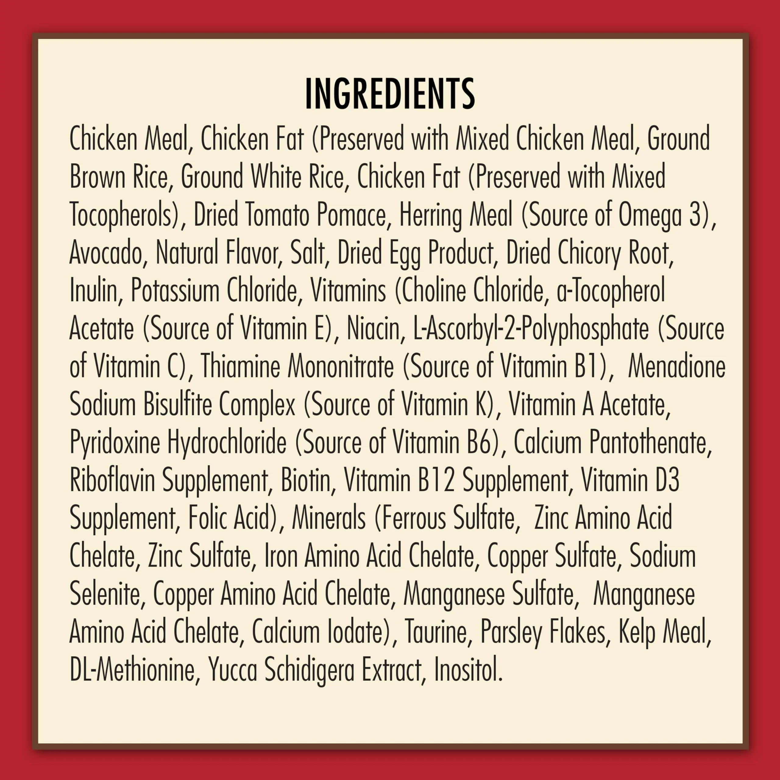 AvoDerm Natural Chicken & Herring Meal Formula - Adult Dry Cat Food 6 lb - Image 2