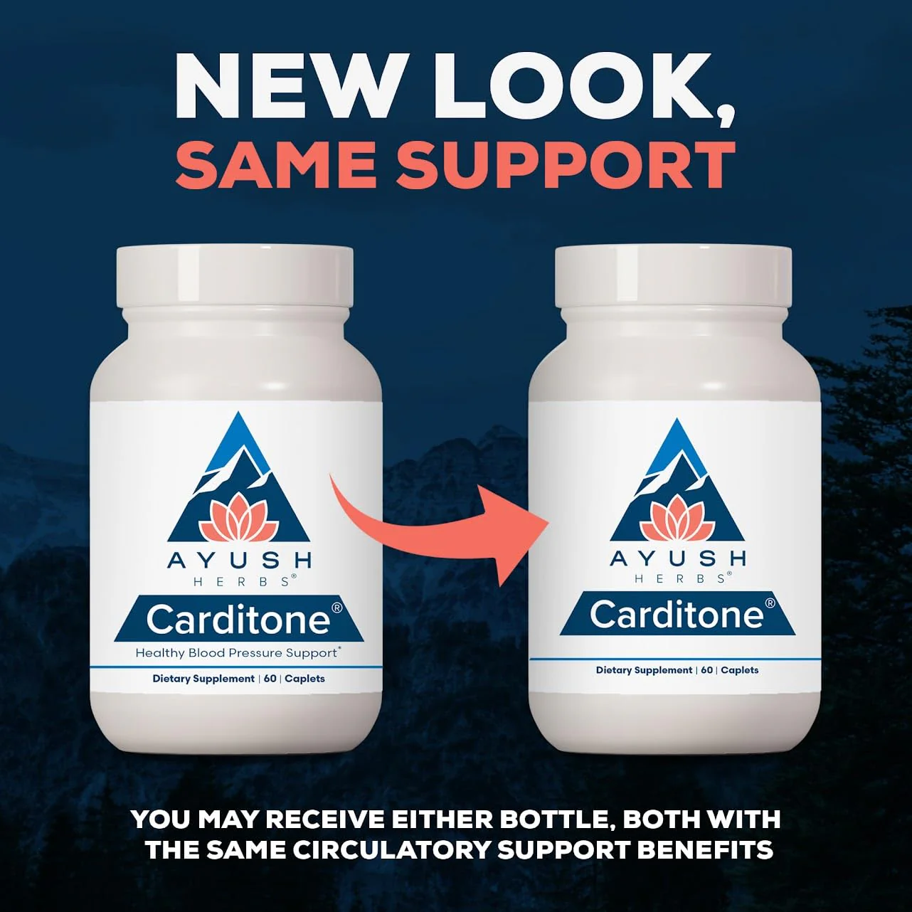 Ayush Herbs Carditone - Natural Heart Health Supplement for Women & Men, BP Formula, Holistic Heart Support with Rauwolfia, Arjuna, Calcium, and Magnesium - 60 Vegetarian Caplets (1 Count) - Image 7