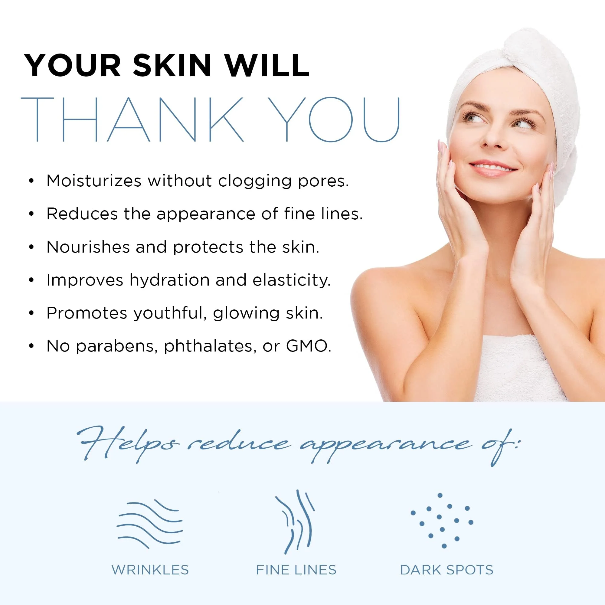 Azure Cosmetics Hyaluronic Acid & Collagen Anti Aging Sheet Facial Mask - Rejuvenating & Moisturizing Face - Helps Reduce Fine Lines & Wrinkles, Tightens & Smooths - Made in Korea - Pack of 5 - Image 3