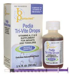 B Protected Pedia Tri-Vite Drops 1 2/3 fl Ounce Liquid