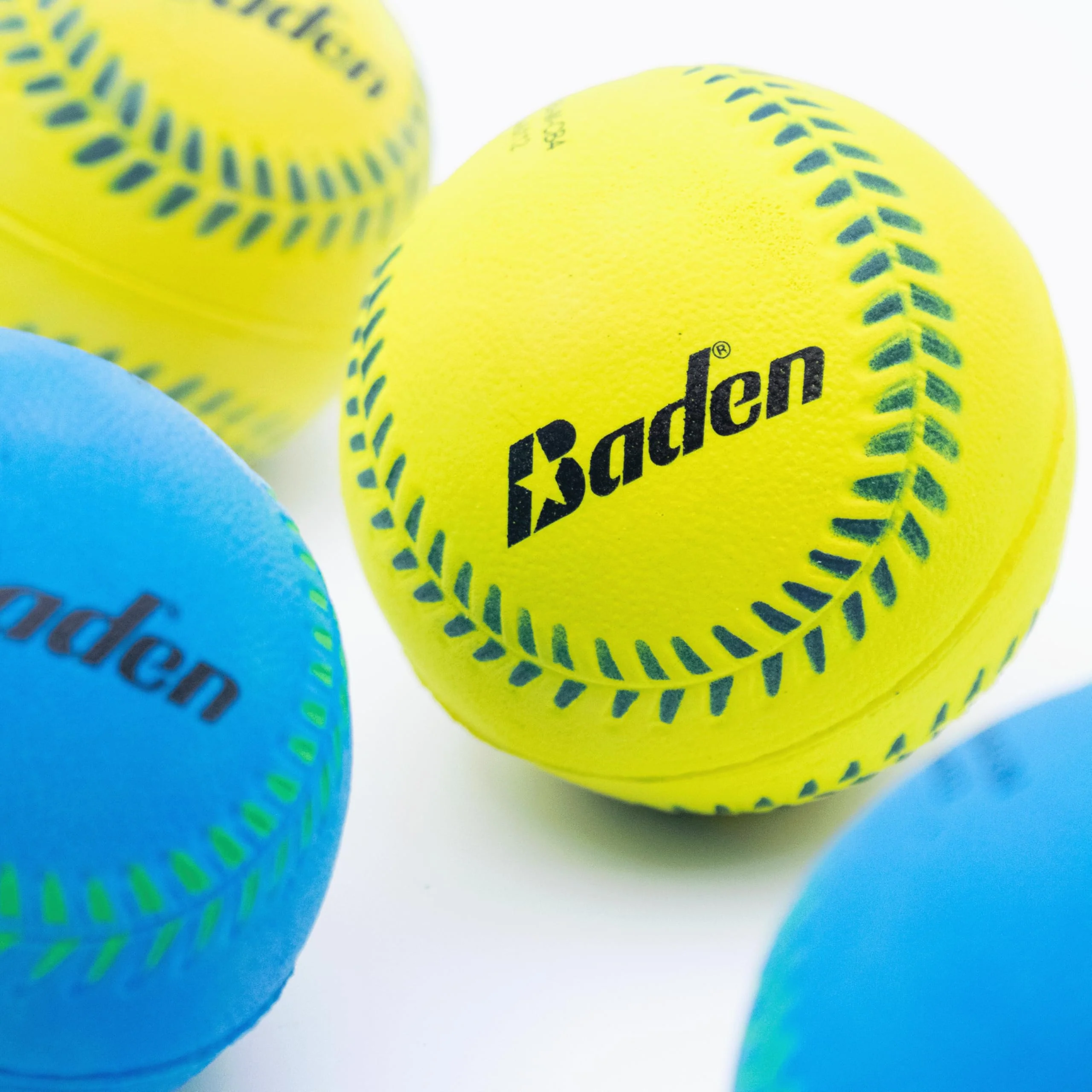 Baden | Brite Strike | Soft Sponge Rubber Baseball 2-Pack | Perfect for Beginner Youth Players Practice, Training & Fun Outdoors - Image 2