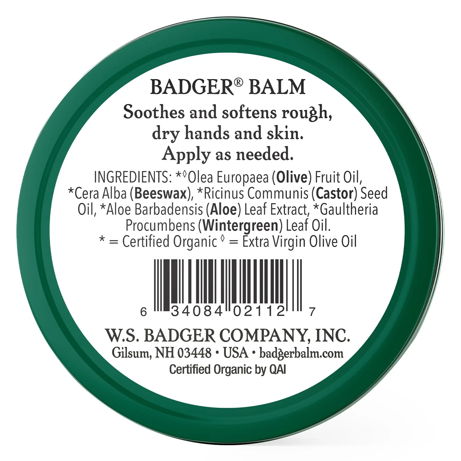 Badger Healing Balm, Hard Working Hands Cream, Organic Hand Cream for Dry Cracked Hands, Long Lasting Hand Moisturizer/Dry Hands Treatment, .75 oz Tin, 3-Pack - Image 8