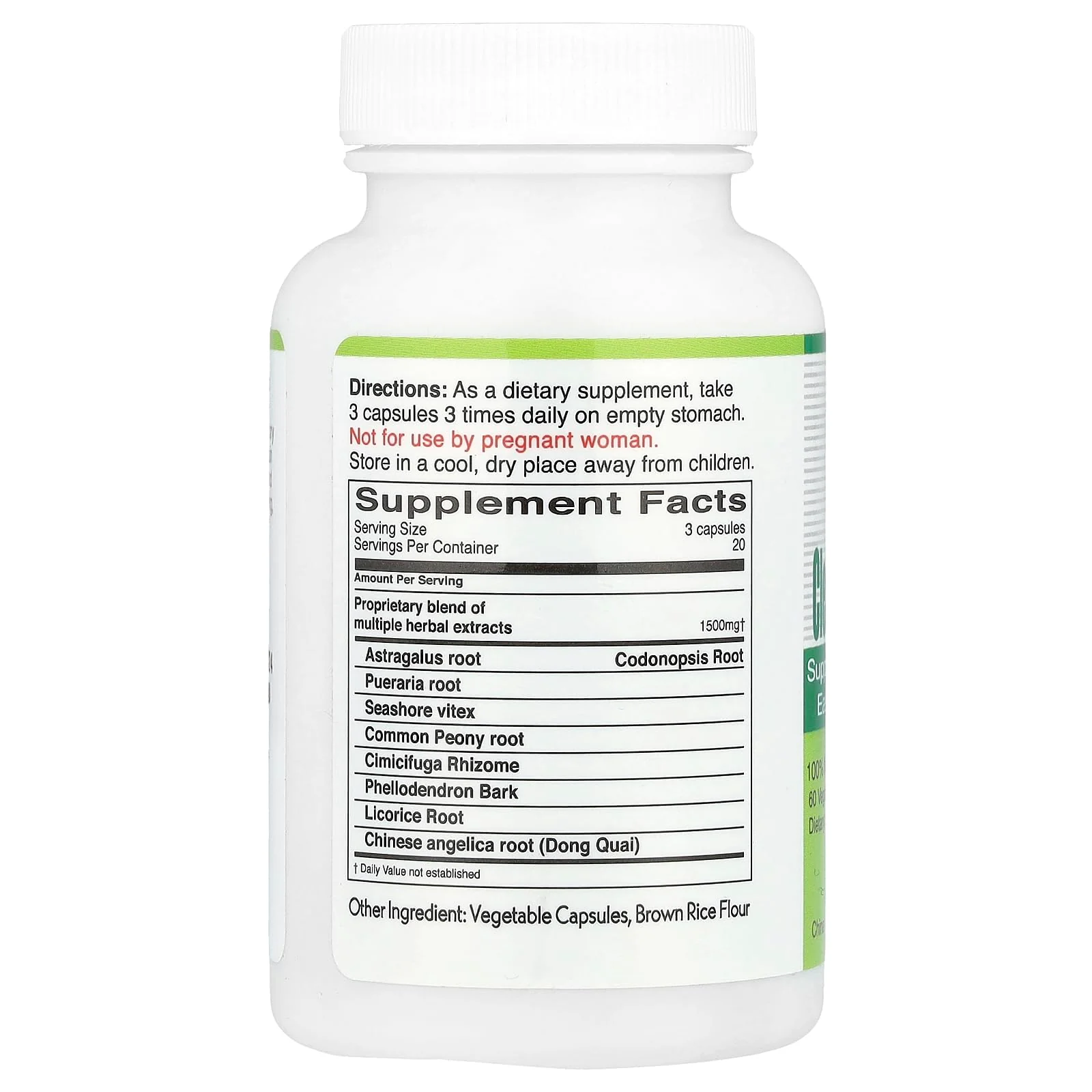 Balanceuticals Clear Eye & Sharp Ear Dietary Supplement Capsules, 500 mg, 60 Count Bottle - Image 2