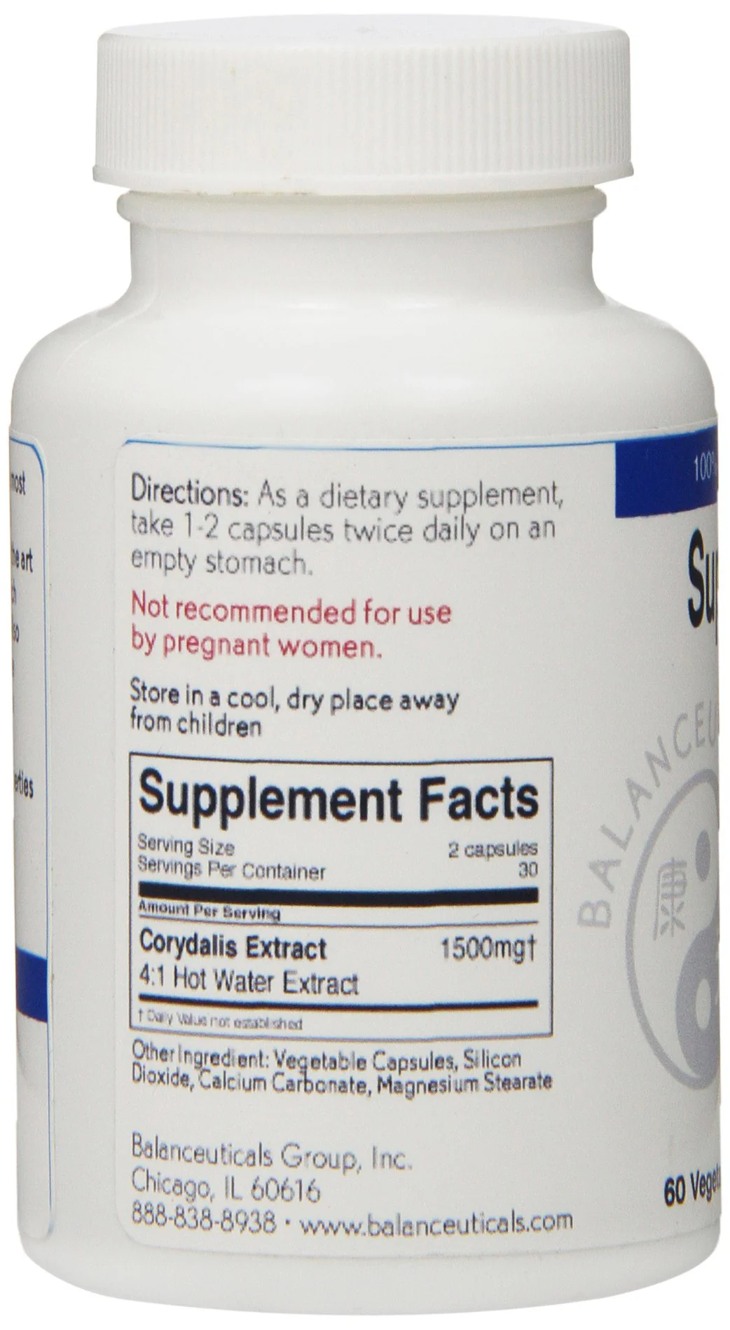 Balanceuticals Super Corydalis Extract Supplement, 60 Count - Image 3