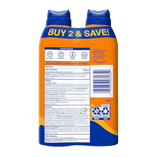 Banana Boat Sport Ultra SPF 30 Sunscreen Spray | Banana Boat Sunscreen Spray SPF 30, Water Resistant, Oxybenzone Free, 6oz each Twin Pack - Image 11