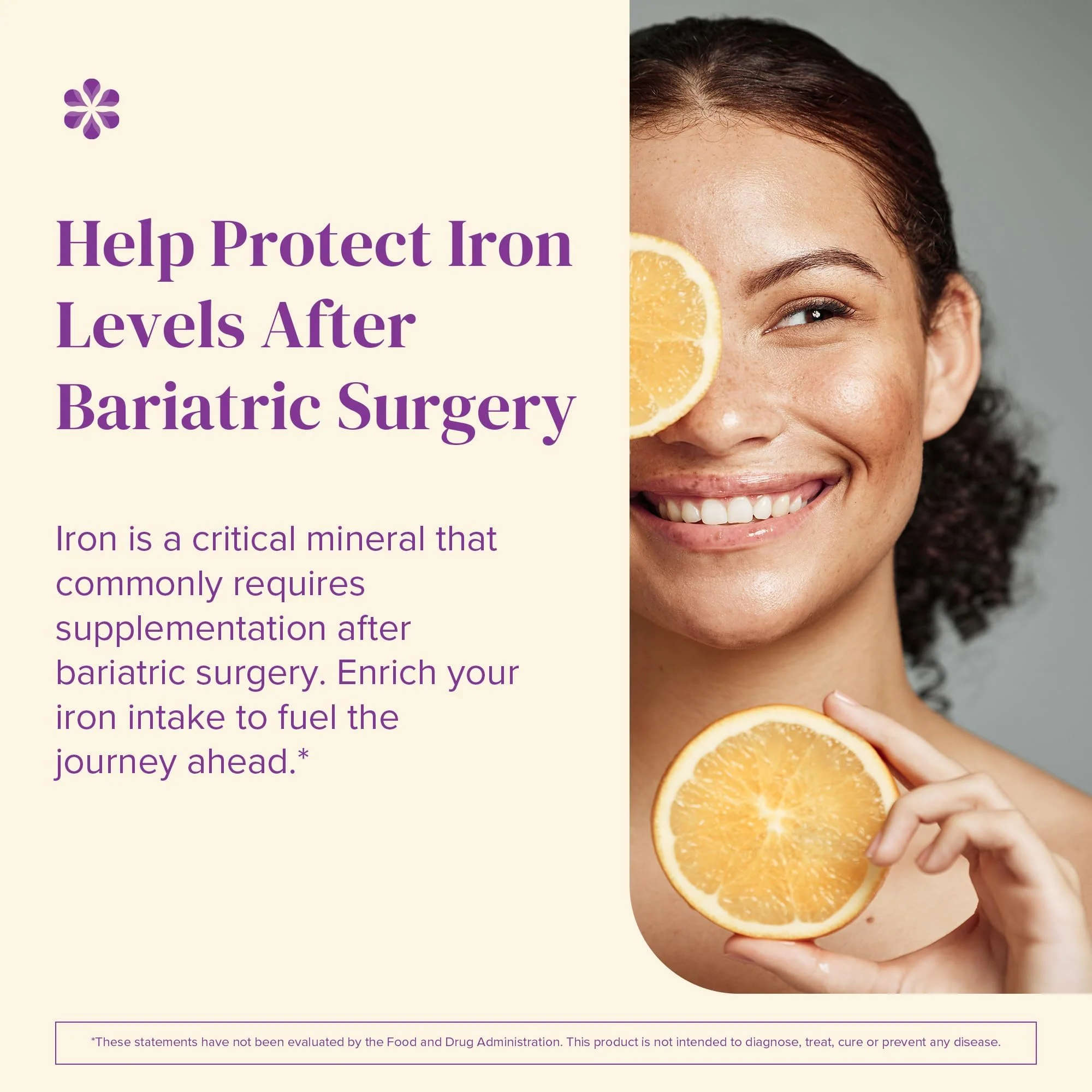 Barimelts Iron with Vitamin C, 90 Fast-Dissolving Tablets (1-Month Supply), Sugar-Free Bariatric Iron Supplement for Women, Natural Orange Flavor - Image 7
