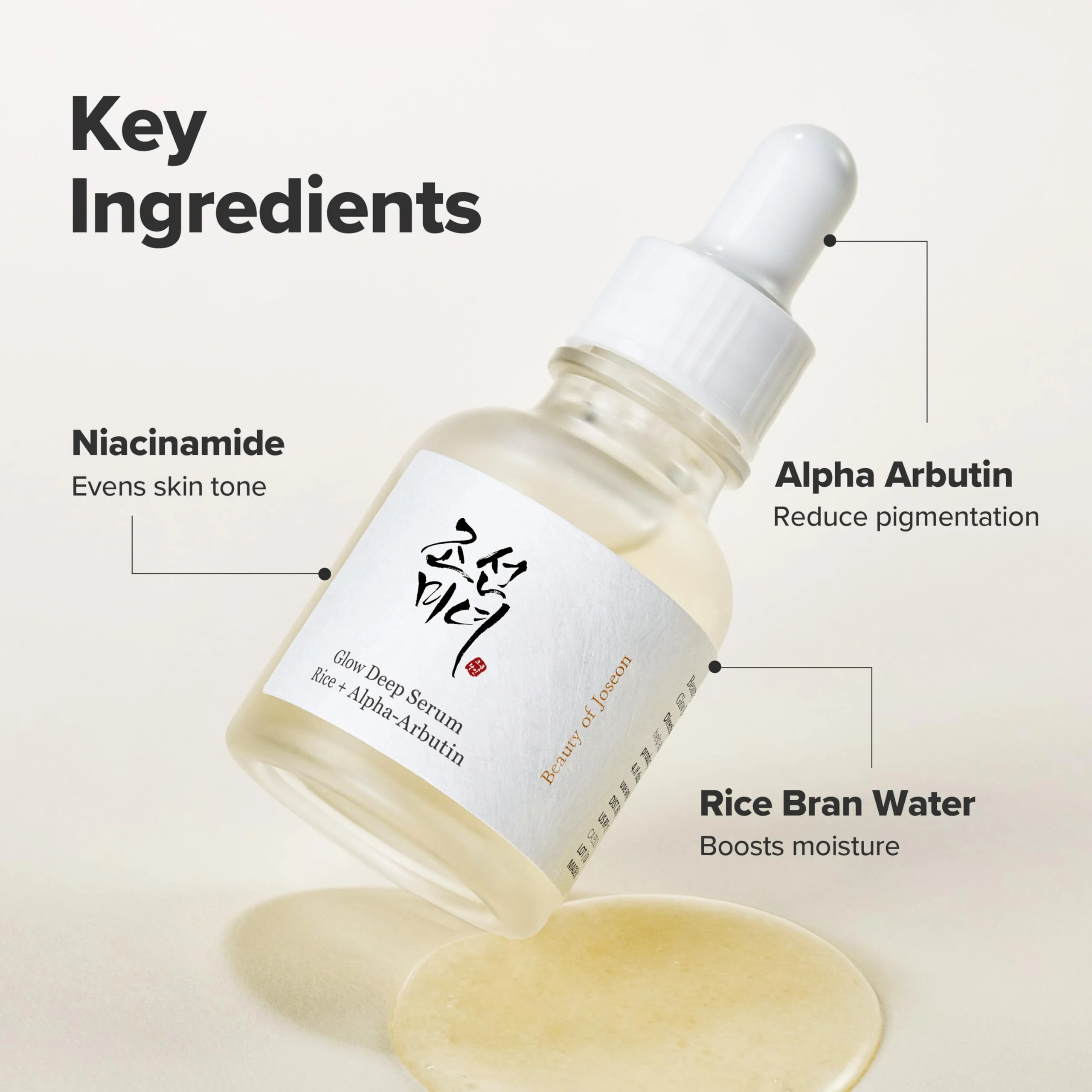 Beauty of Joseon Glow Deep Serum Rice Alpha-Arbutin for Uneven Dull Skin Tone, Daily Korean Skin Care for Men and Women 30ml, 1 fl.oz - Image 6