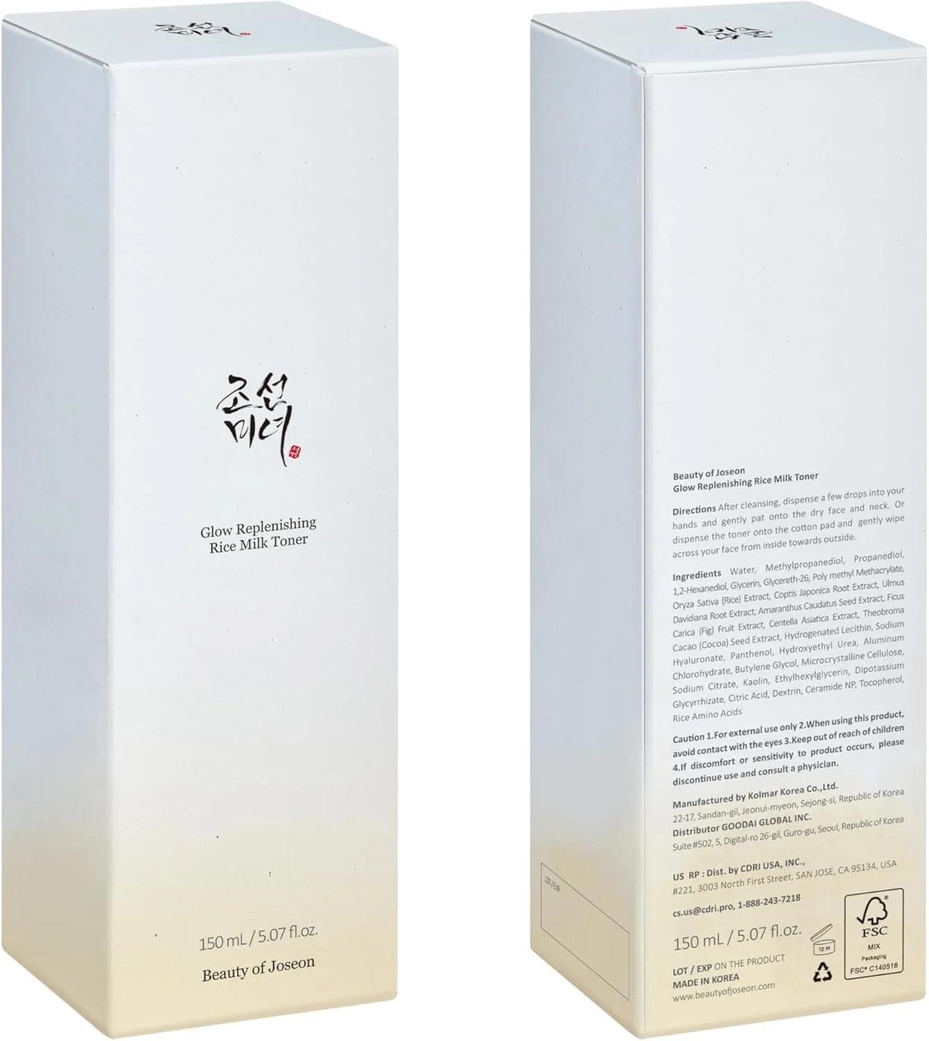 Beauty of Joseon Glow Replenishing Rice Facial Sebum Toner for Oily Combination Skin Korean Moisturizing Balance Care 150ml, 5.07 fl.oz - Image 2