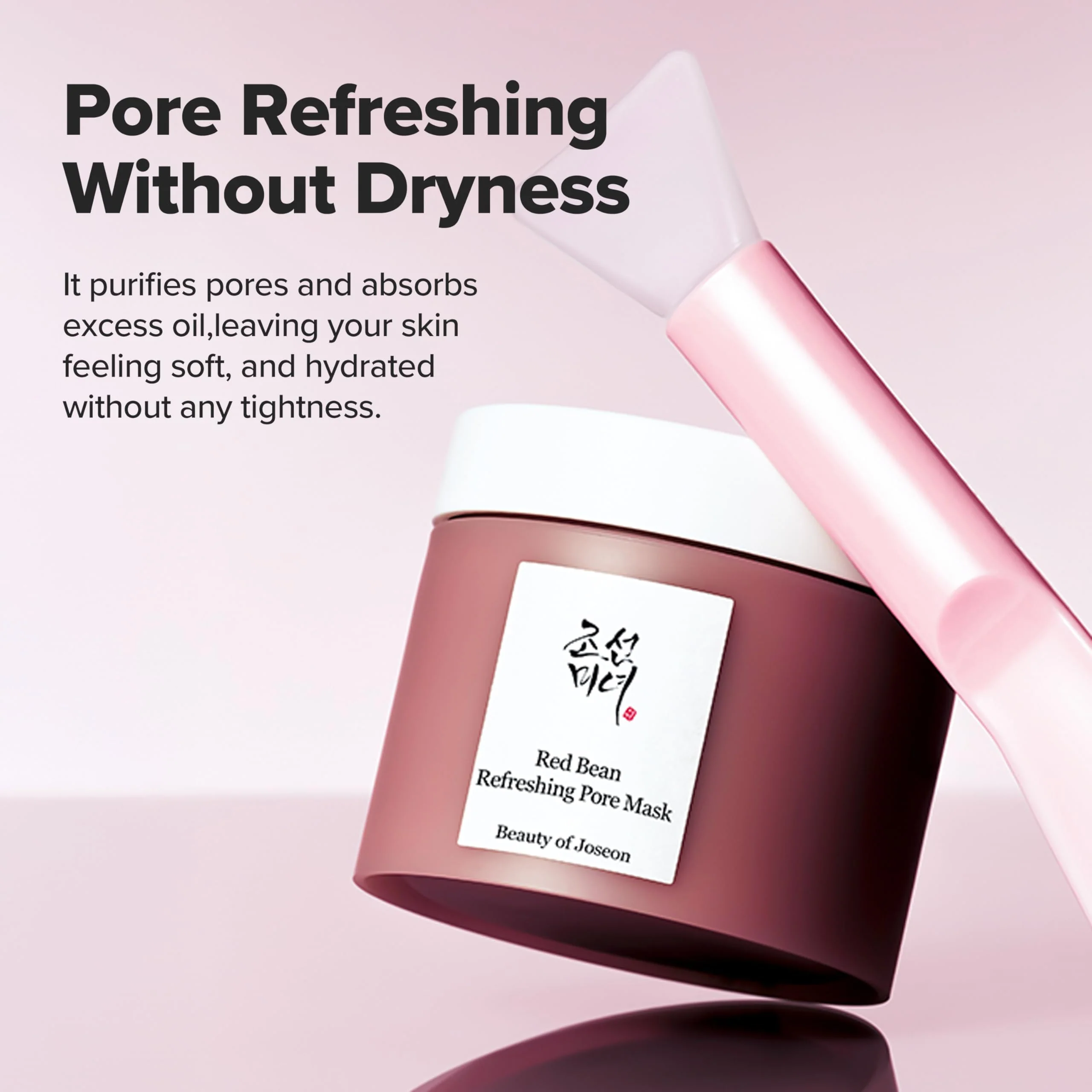 Beauty of Joseon Red Bean Pore Refreshing Mask Mud Cream Hydrating Wash Off Pack, Pore Cleansing Exfoliator, Korean Skin Care for Men and Women 140ml, 4.73 fl.oz - Image 7