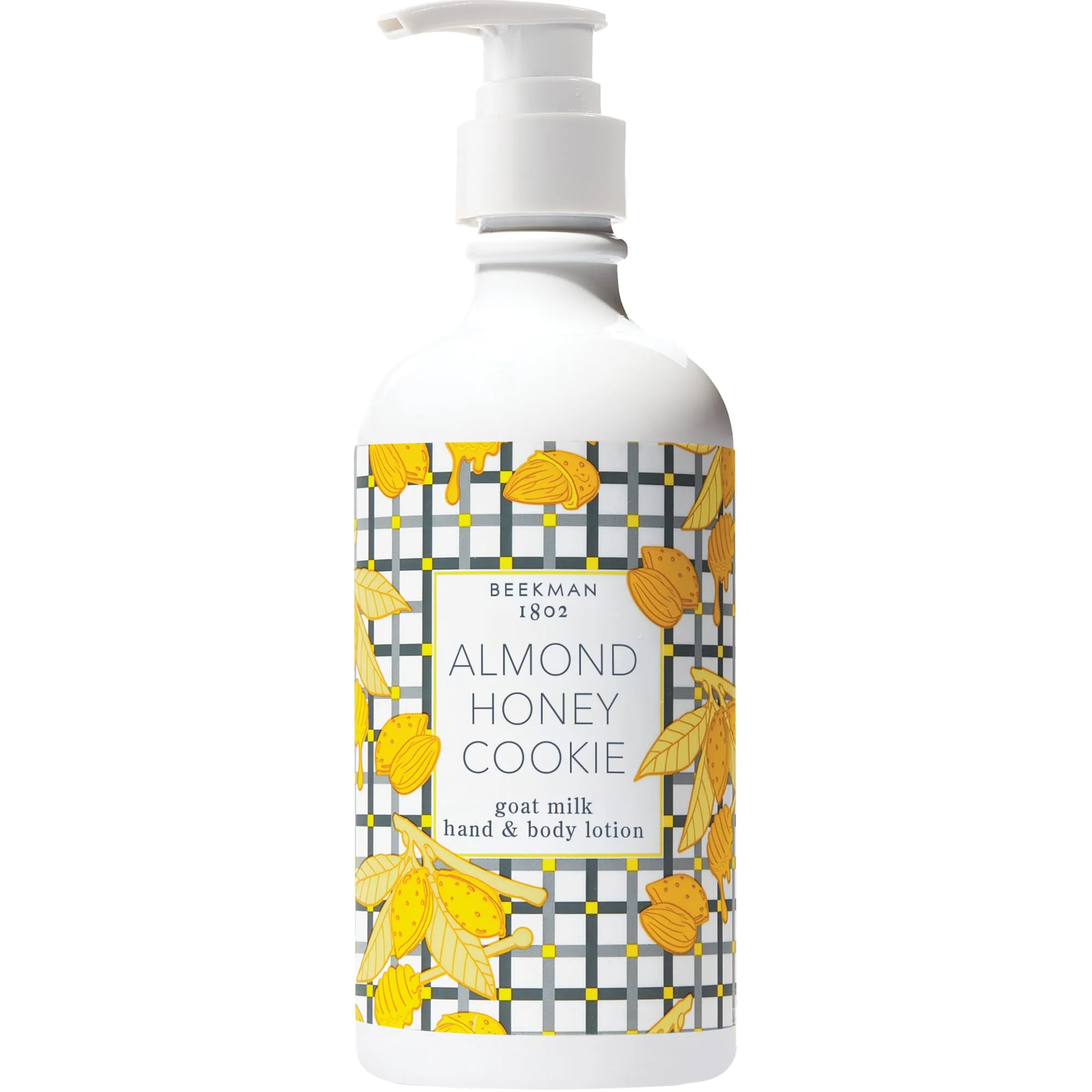 Beekman 1802 Almond Honey Cookie Goat Milk Body Lotion - Scented - 12.5 oz - Hydrating & Deeply Moisturizing - With Shea Butter & Jojoba Seed Oil - Good for Sensitive Skin - Cruelty Free