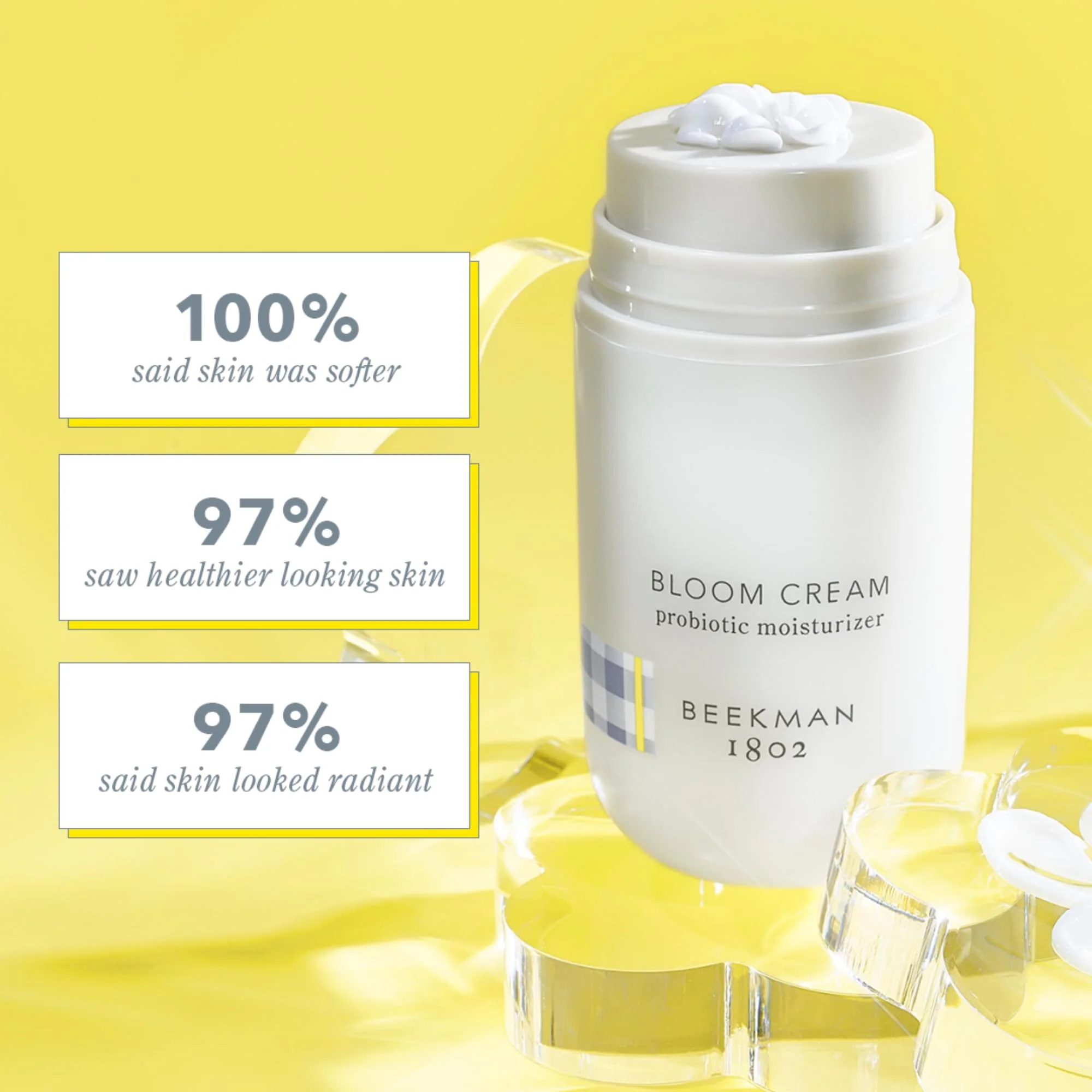 Beekman 1802 Bloom Cream Goat Milk Face Moisturizer, 100 mL - Lightweight, Gentle, Deeply Hydrating & Nourishes Skin Barrier - All Skin Types - Cruelty Free - Image 7