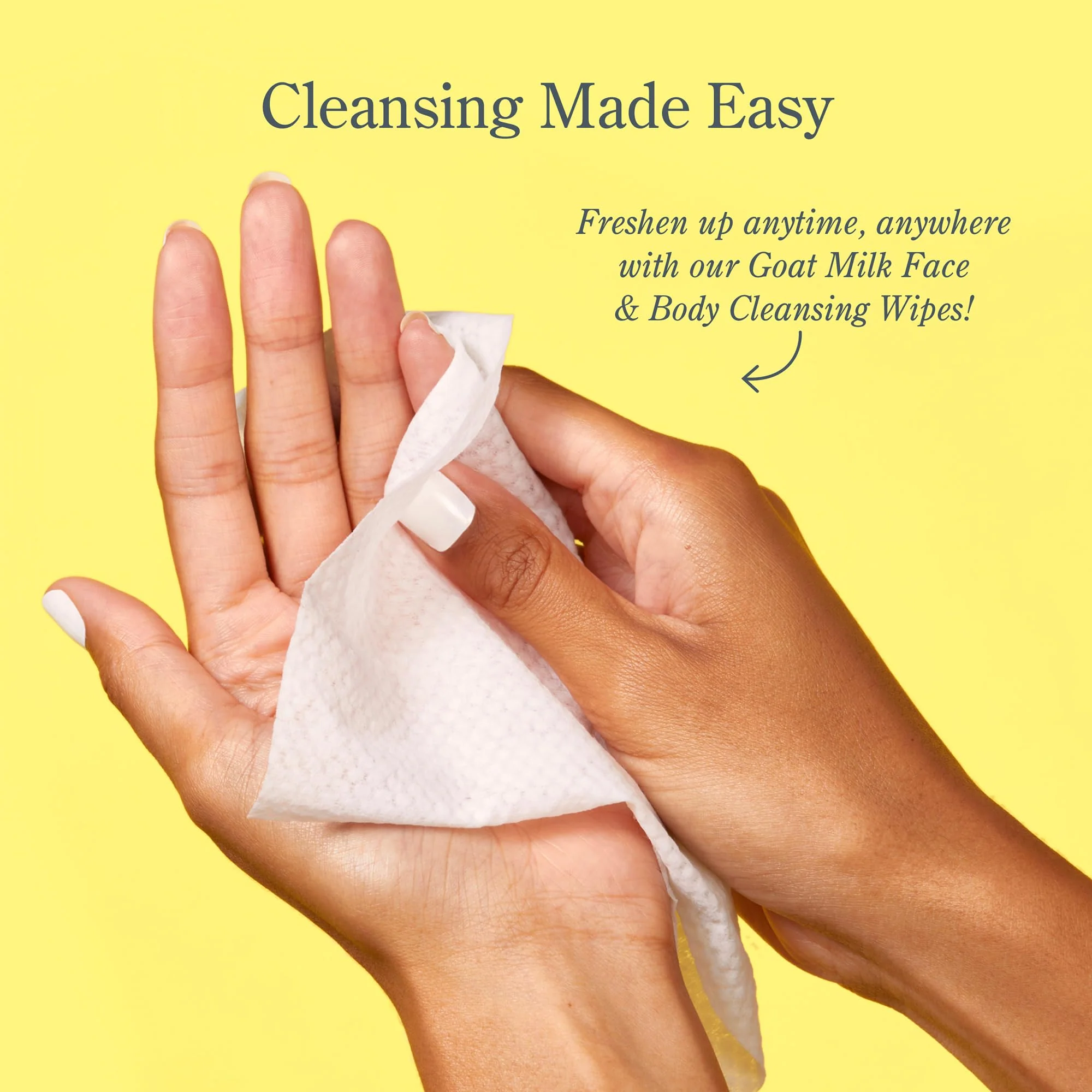 Beekman 1802 Face Wipes – Makeup Remover Wipes for Face, Facial Cleansing Wipes that Remove Makeup & Dirt, Travel Essentials, Face Wipes with Goat Milk & Aloe, Vanilla Absolute 30 Count - Image 2