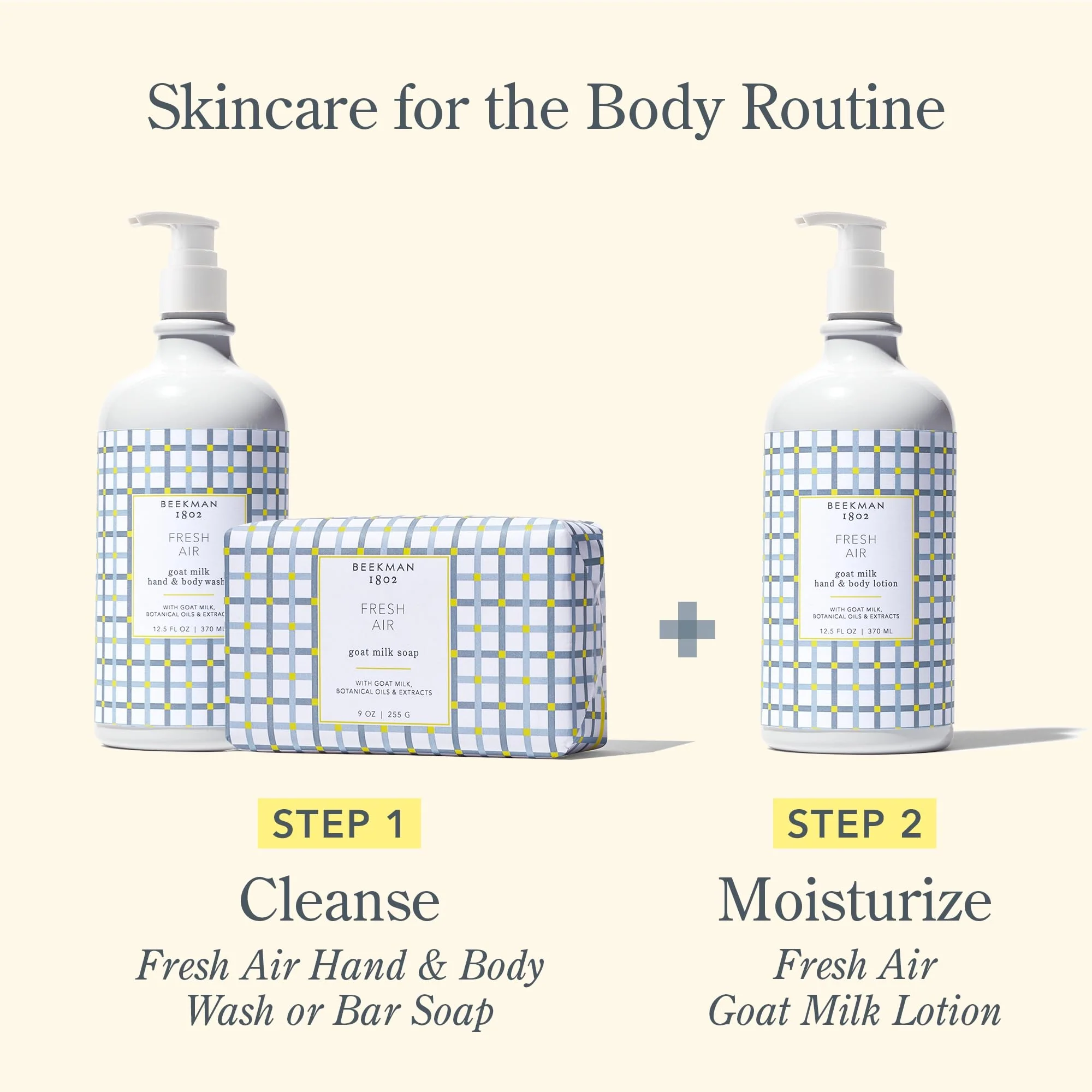 Beekman 1802 Goat Milk Lotion – Body Lotion & Hand Lotion for Dry Skin, Lightweight Non-Greasy Formula with Shea Butter & Jojoba Oil, Cruelty Free, Lotion Pump – Fresh Air - Image 2