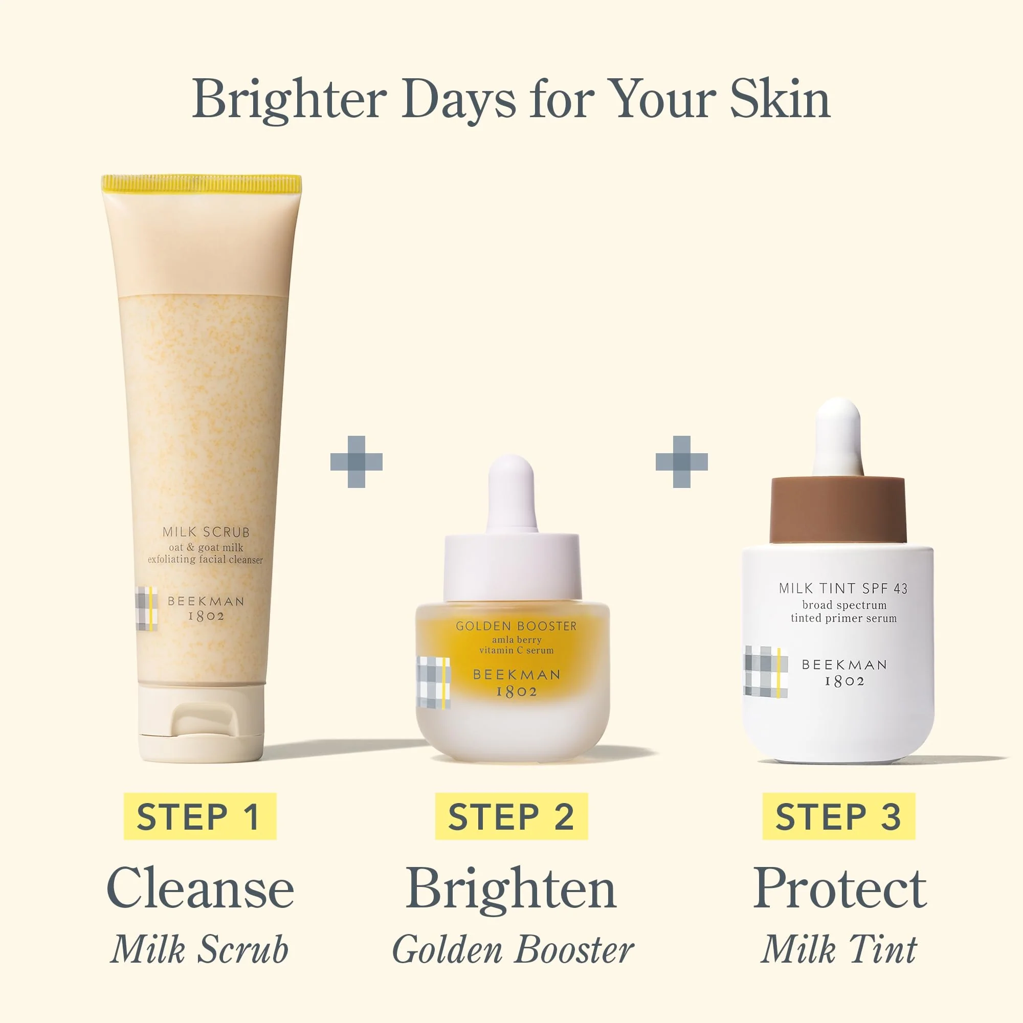 Beekman 1802 Milk Tint Face Primer with SPF 43, Deep - Oxybenzone Free - 1 oz - Tinted Mineral SPF, Makeup Primer & Moisturizer - Blends Seamlessly - Good for Sensitive Skin - Cruelty Free - Image 3