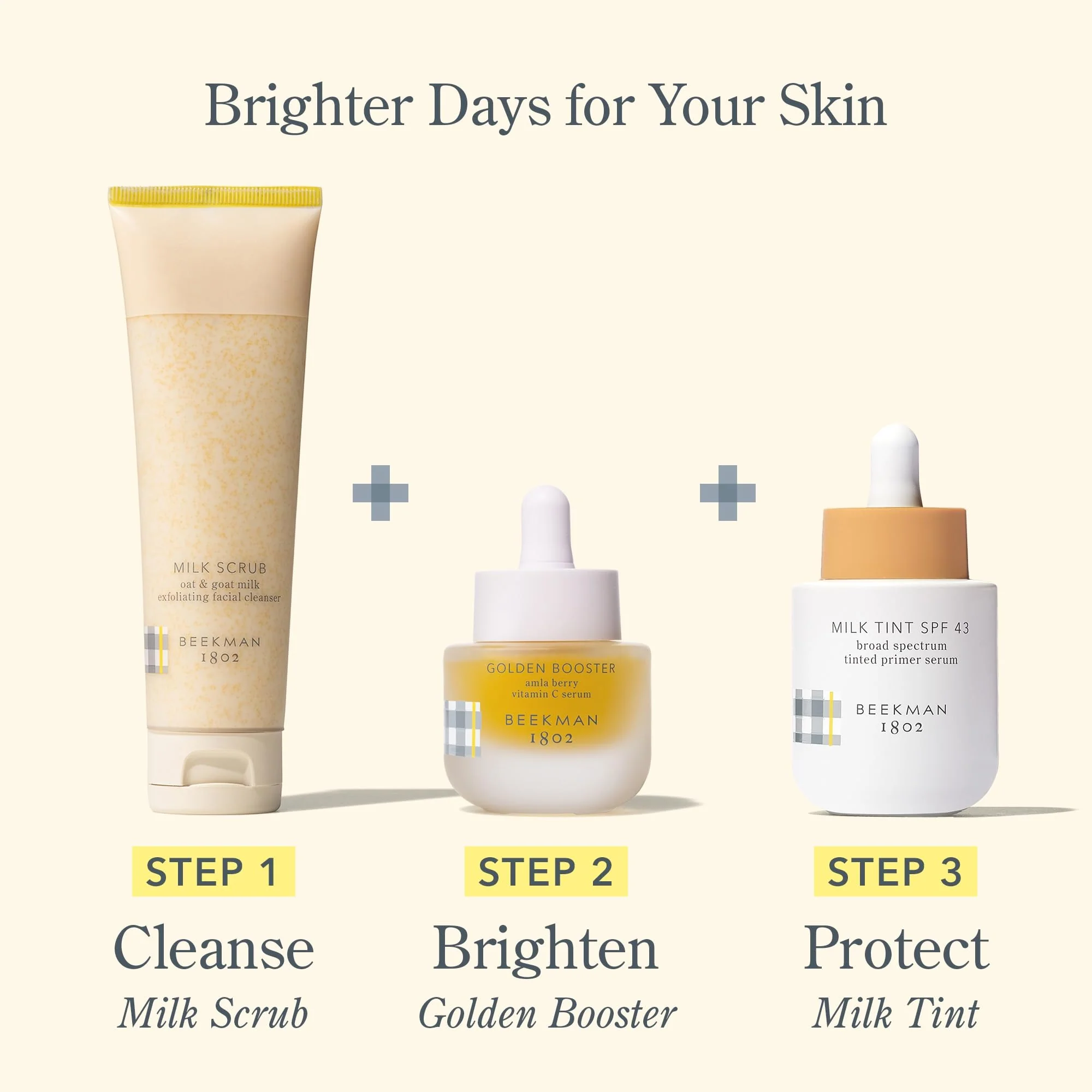 Beekman 1802 Milk Tint Face Primer with SPF 43, Tan - Oxybenzone Free - 1 oz - Tinted Mineral SPF, Makeup Primer & Moisturizer - Blends Seamlessly - Good for Sensitive Skin - Cruelty Free - Image 3