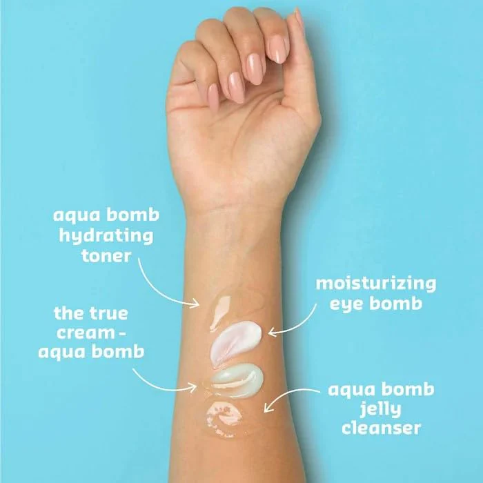 belif Aqua Bomb Dive Into Hydration Set | Korean Skin Care | Travel Essentials | Stocking Stuffer | Value Set | Gift Set for Mom | Gift for Her | Aqua Bomb, Cleansing Gel, Hydrating Toner,Eye Bomb - Image 7
