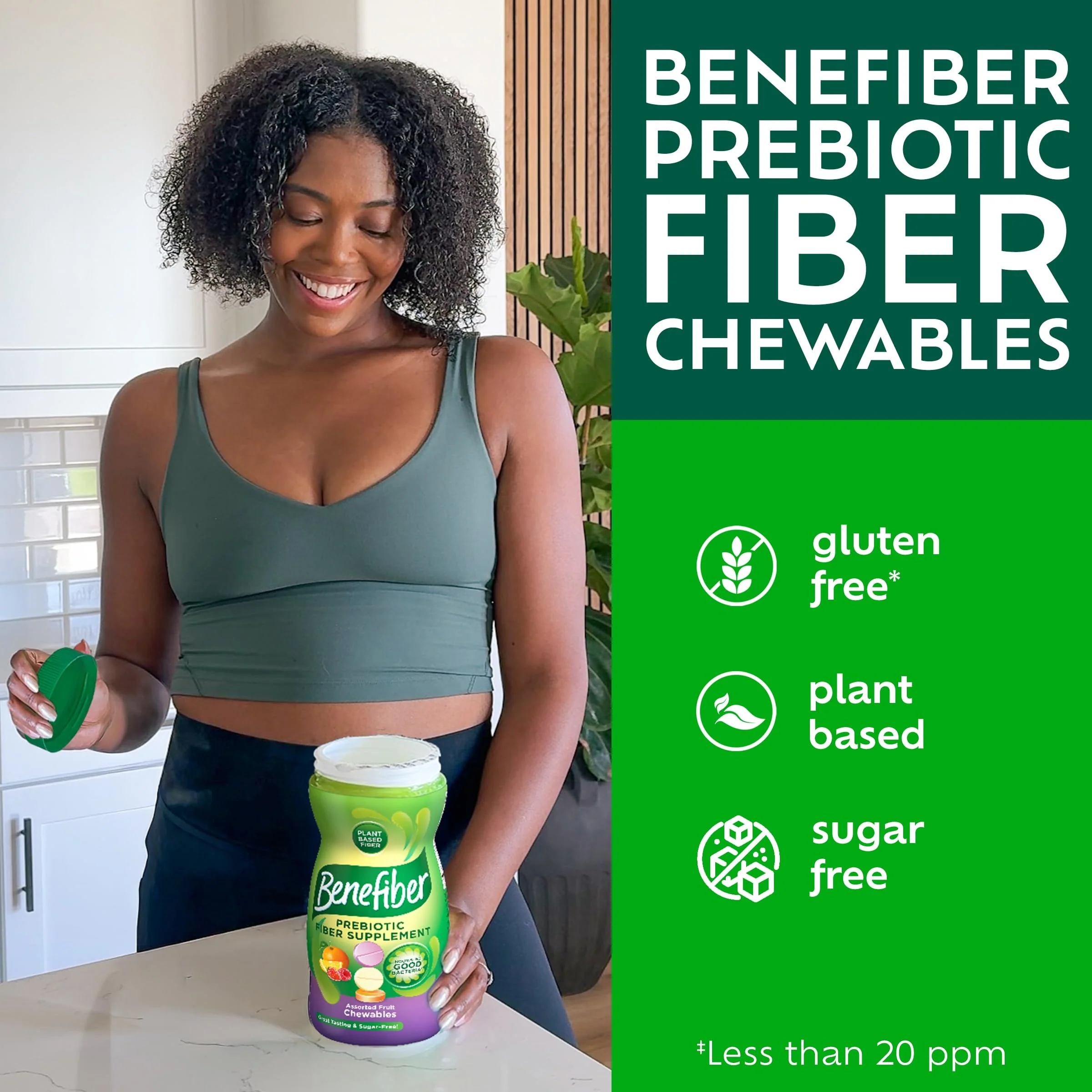 Benefiber Chewable Prebiotic Fiber Supplement Tablets for Digestive Health, Assorted Fruit Flavors - 100 Count - Image 11