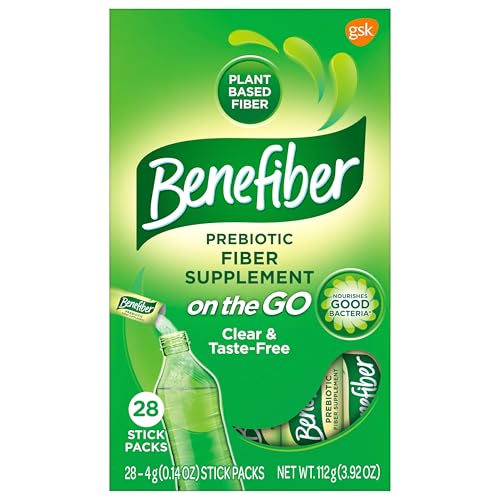 Benefiber On The Go Prebiotic Fiber Supplement Powder for Digestive Health, Daily Fiber, Unflavored - 28 Sticks (3.92 Ounces) - Image 6