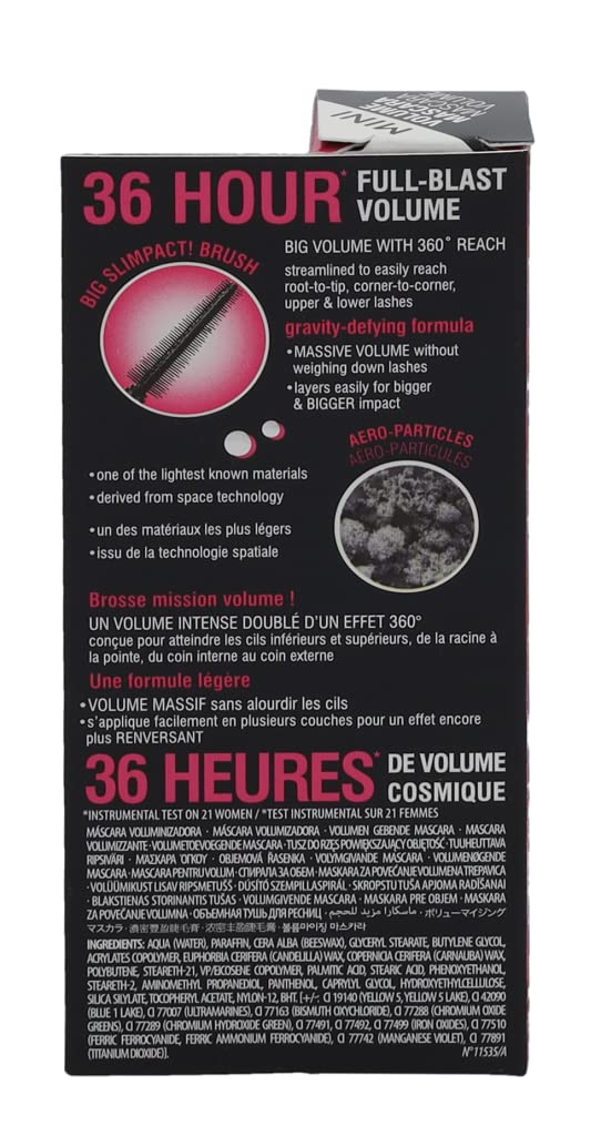 Benefit BADgal Bang Volumizing Mascara Mini Black, 0.14 Ounce - Image 3