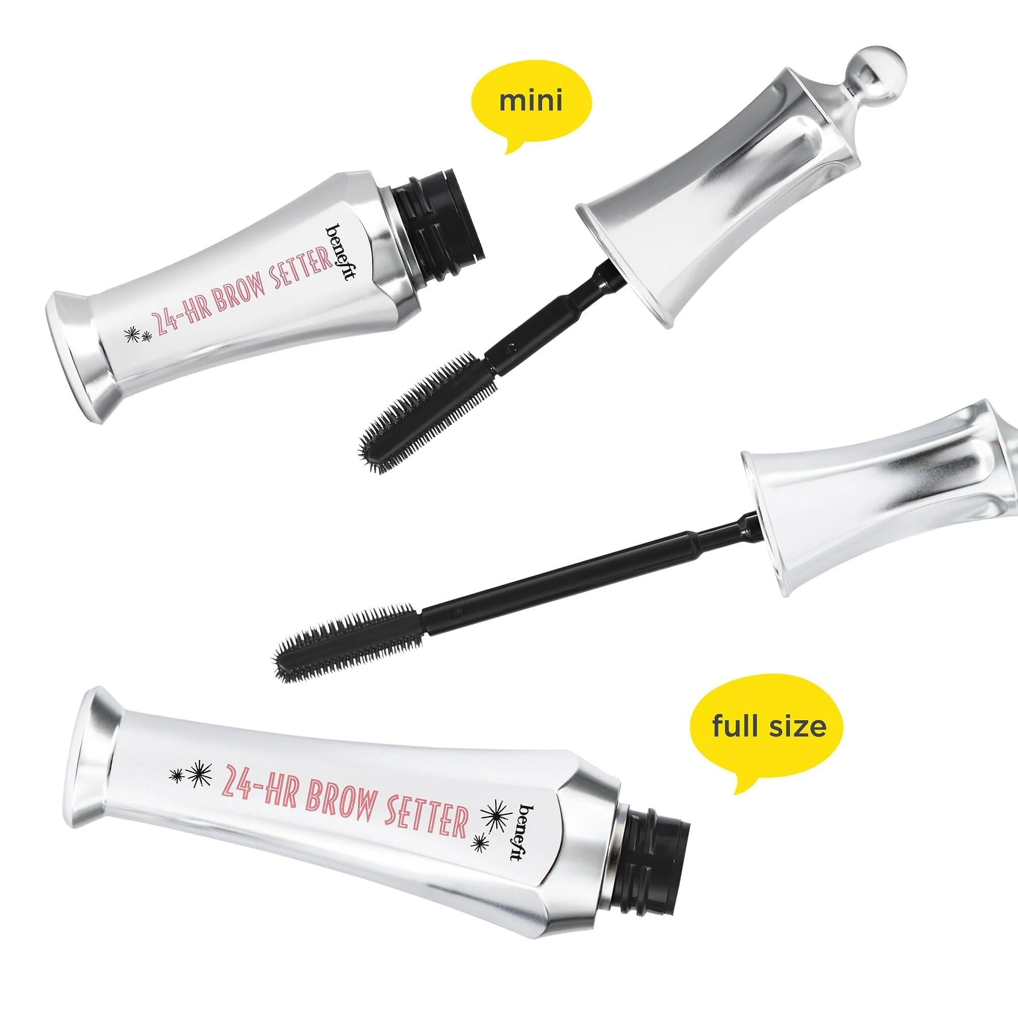 Benefit Cosmetics Mini 24-HR Brow Setter Clear Brow Gel with Lamination Effect 0.11 fl oz/ 3.5 mL - Image 3