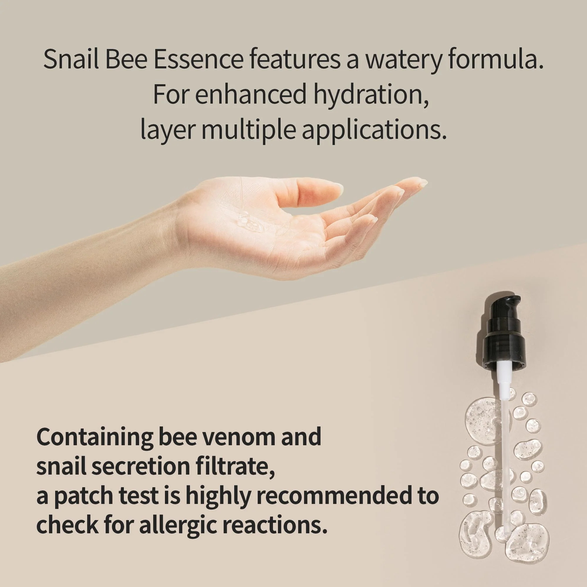 BENTON Snail Bee High Content Essence 100ml (3.38 fl oz.) - Snail Mucin Essence with Niacinamide & Bee Venom | Korean Skin Care Face Moisturizer For Women & Men with Combination, Oily Skin - Image 2