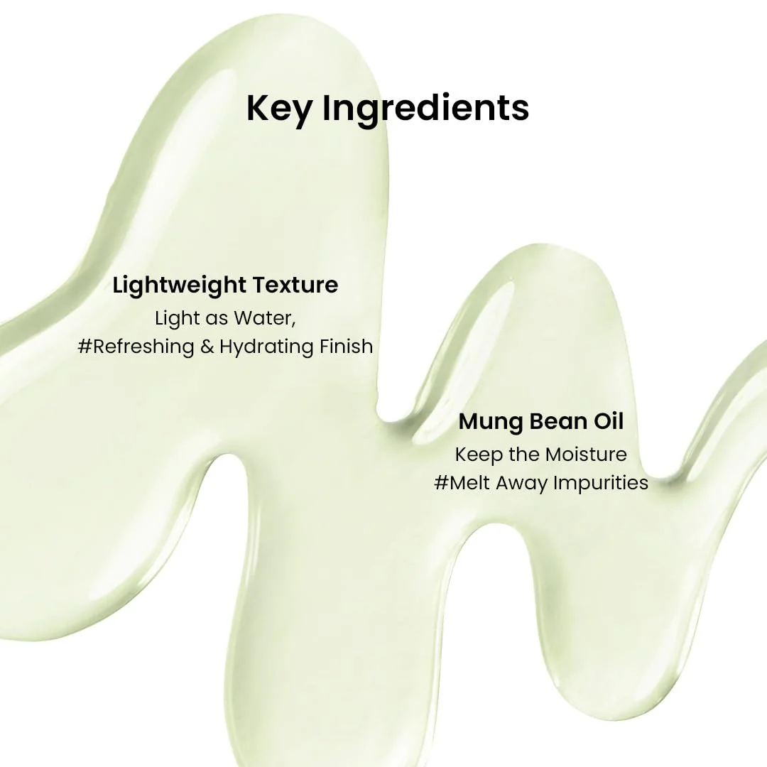 beplain Mung Bean Cleansing Oil(6.76fl.oz/200ml)| Fragrance-Free | Non-Comedogenic Tested| Makeup Blackhead Remover & Deep Pore Cleanser| Suitable for Sensitive Skin| Double Cleansing Korean Skincare - Image 4