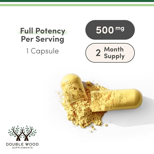 Berberine Supplement 500mg, High Purity 97% HCl, 60 Capsules (Third Party Tested, Non-GMO, Gluten Free, Vegan Safe) AMPK Activator - Berberine HCL for Cardiovascular Health by Double Wood - Image 6