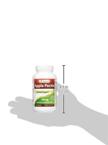 Best Naturals Apple Pectin 700 mg 120 Capsules - Image 2