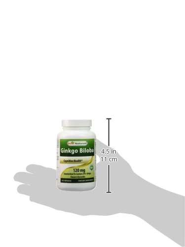 Best Naturals Ginkgo Biloba 120 mg 120 Capsules - Image 4