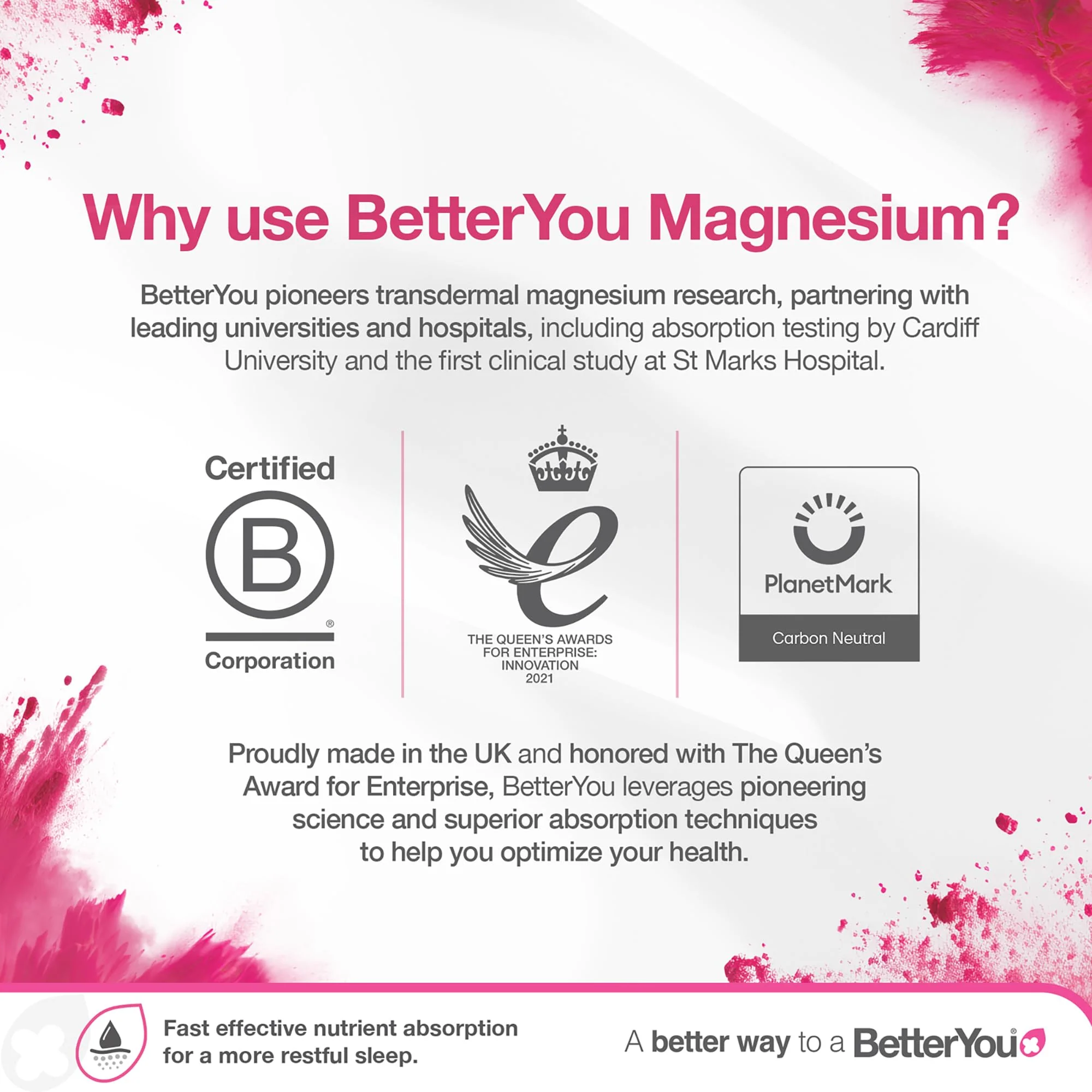 BetterYou Magnesium Muscle Body Spray - Relaxing Topical Magnesium and Essential Oil Spray - Lavender and Chamomile - Promotes Better Sleep - 3.38 oz - Image 5