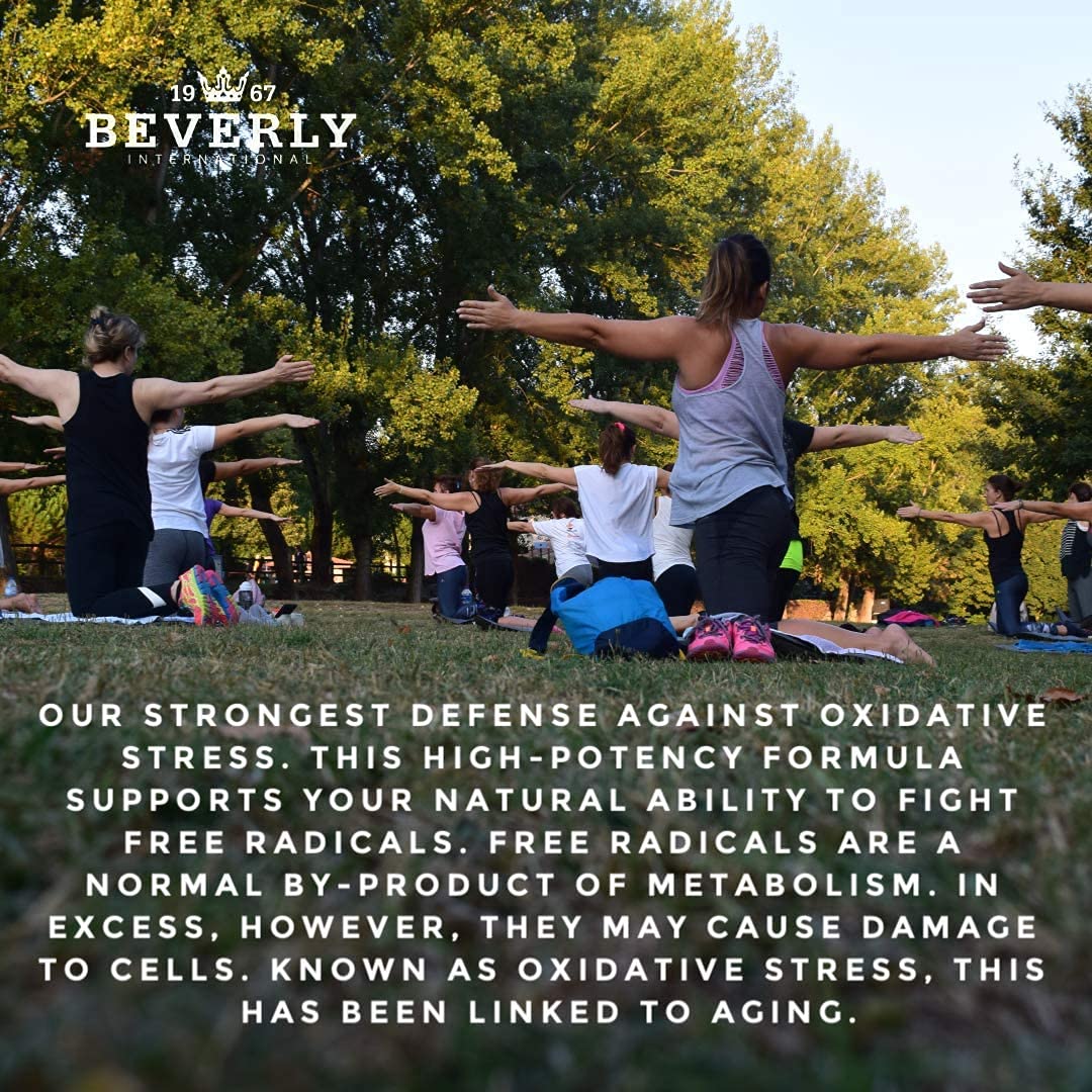 Beverly International Advanced Antioxidant, 60 Tablets. High Potency Anti-Aging Formula. Powered by Vitamins A, C, E, and Selenium. Combat Cell Oxidation. - Image 3