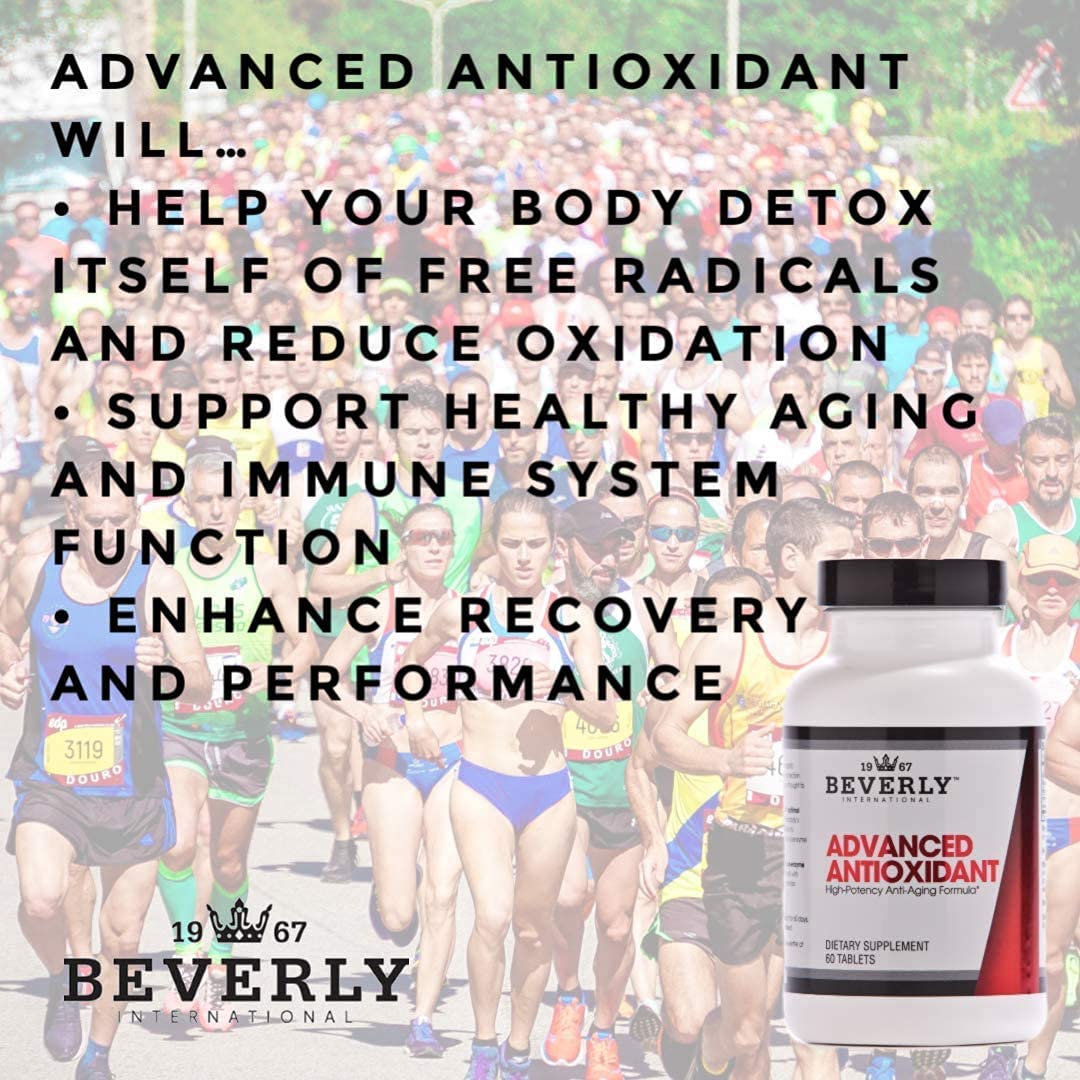 Beverly International Advanced Antioxidant, 60 Tablets. High Potency Anti-Aging Formula. Powered by Vitamins A, C, E, and Selenium. Combat Cell Oxidation. - Image 4