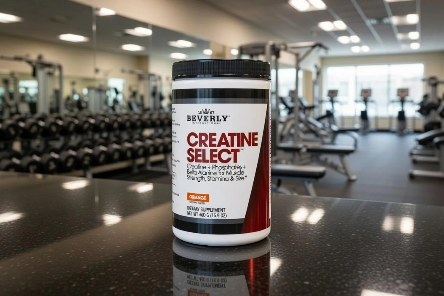 Beverly International Creatine Select with Phosphates, 40 Servings. A Fail-Proof Creatine Monohydrate Formula. Boost Muscle Size, Strength, Endurance and Recovery. for Men and Women. Tastes Like Tang - Image 2