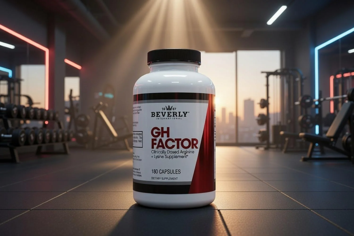 Beverly International GH Factor, 180 Capsules. Raise Levels by Up to 8-Fold. Clinically Dosed Arginine + Lysine Supplement. P.M. Growth Promoter for Men & Women. Revitalize Your Physique. - Image 4