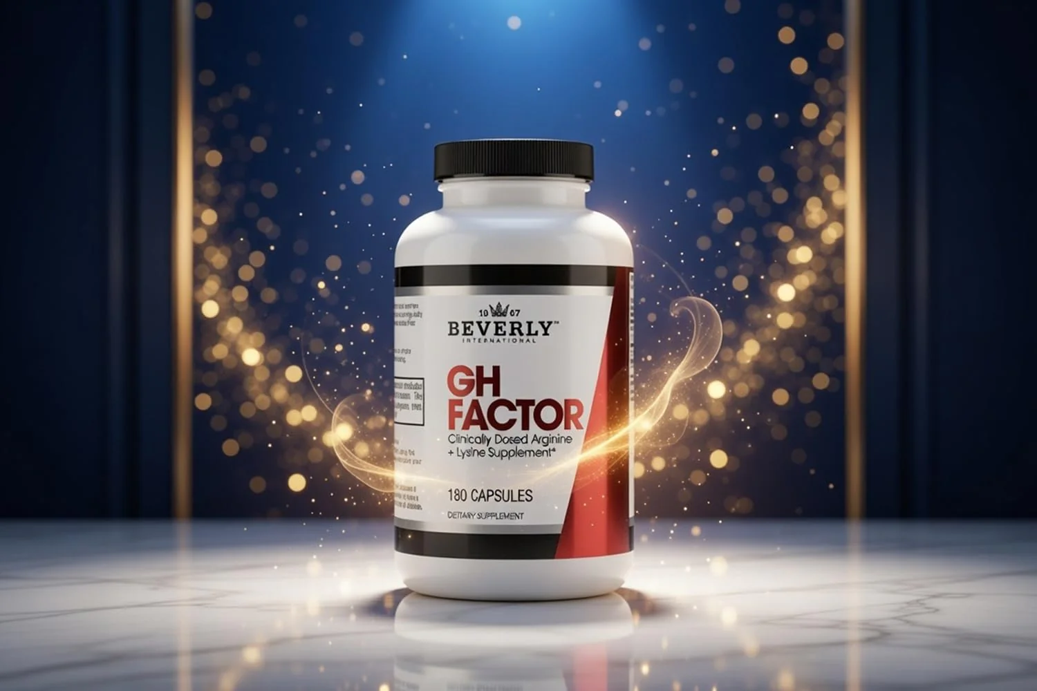 Beverly International GH Factor, 180 Capsules. Raise Levels by Up to 8-Fold. Clinically Dosed Arginine + Lysine Supplement. P.M. Growth Promoter for Men & Women. Revitalize Your Physique. - Image 7
