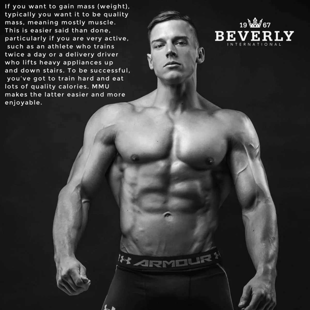 Beverly International Mass Maker Ultra Vanilla, 14 Servings, 3lb. Build Lean Mass Like a Pro. Milk Protein Isolate, Whey Protein Isolate + Egg. MCT Oil. Clean Carbs, Great Taste - Image 4