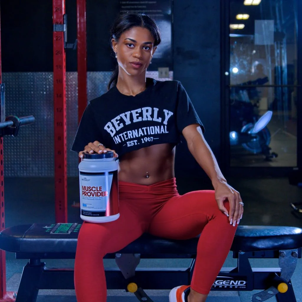 Beverly International Muscle Provider, 28 Servings, Vanilla. Super-Fast-Absorbing Whey Protein Powder for Recovery, Lean Muscle. Fills Your Muscles, not Your Stomach. Tastes Like Ice Cream - Image 2