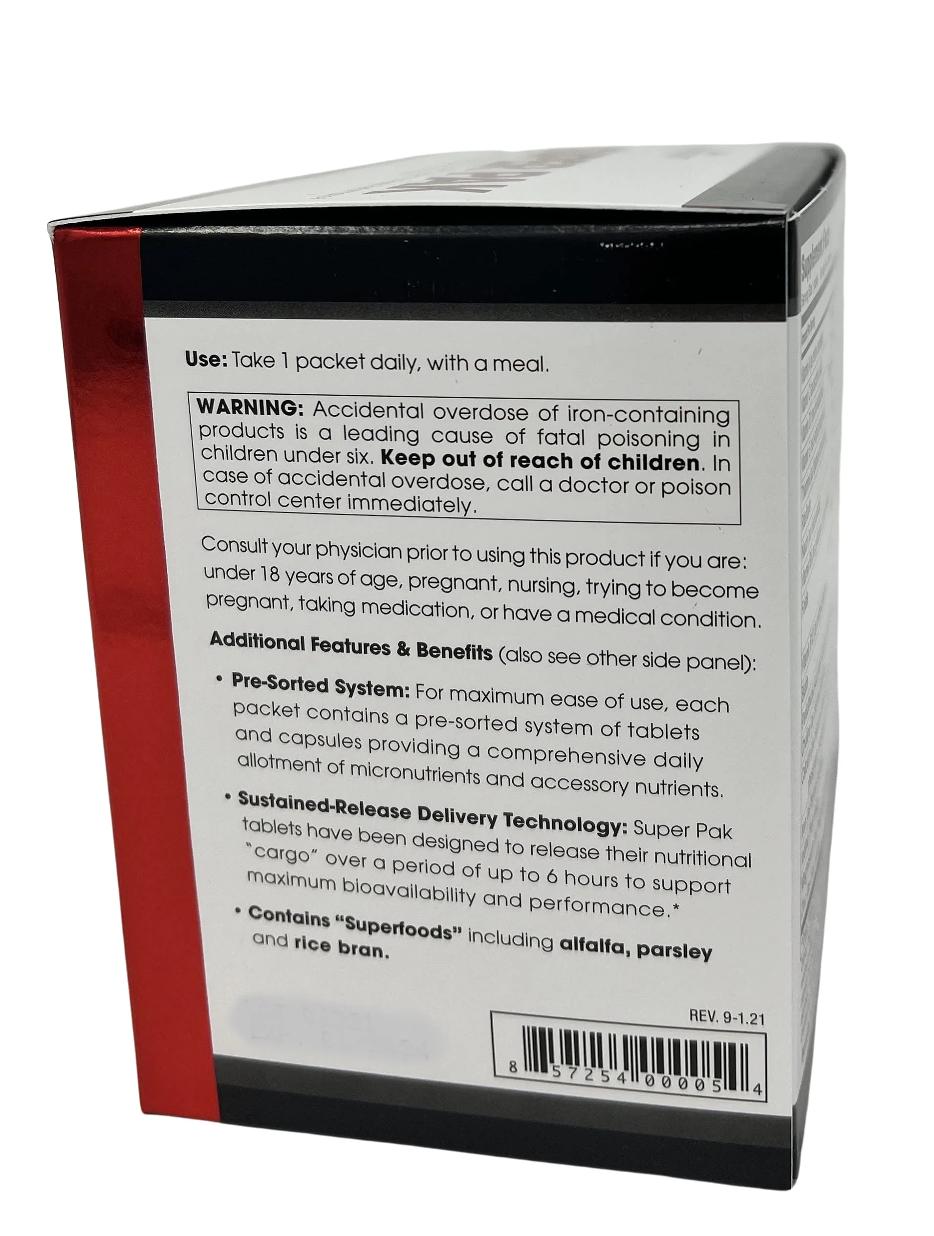 Beverly International Super Pak. 30 Packs. High-Potency Multivitamin, Daily Pack for Energy, Performance, Immune System Health. Custom-formulated for Athletes, Active Men and Women since 1970. - Image 6