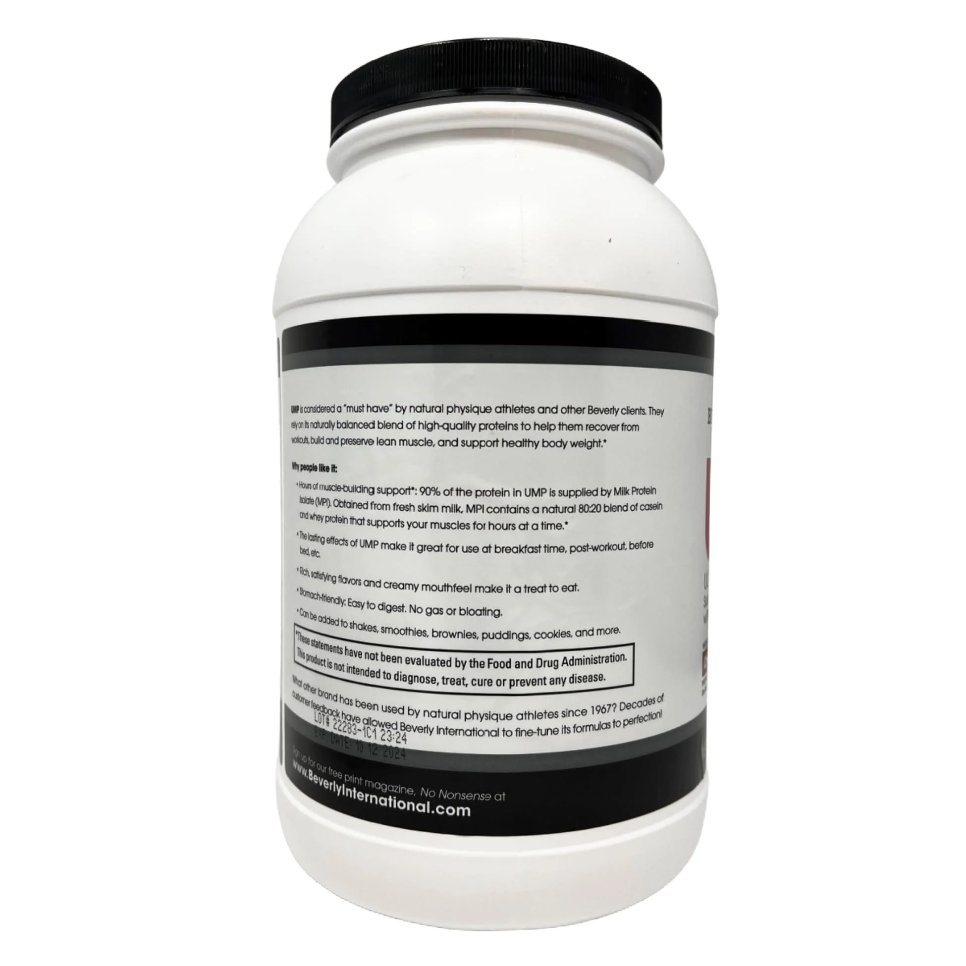 Beverly International UMP Protein Powder, Strawberry. Unique Whey-Casein Ratio Builds Lean Muscle. Easy to Digest. No Bloat. (32.8 oz) 2lb .8 oz - Image 7