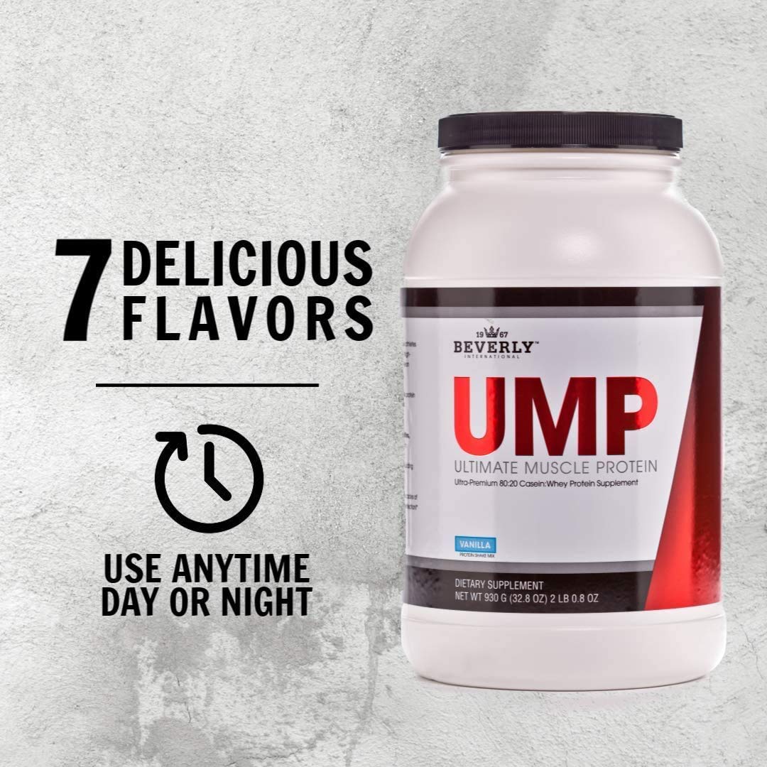 Beverly International UMP Protein Powder, Vanilla. Unique Whey-Casein Ratio Builds Lean Muscle. Easy to Digest. No Bloat. (32.8 oz) 2lb .8 oz - Image 4